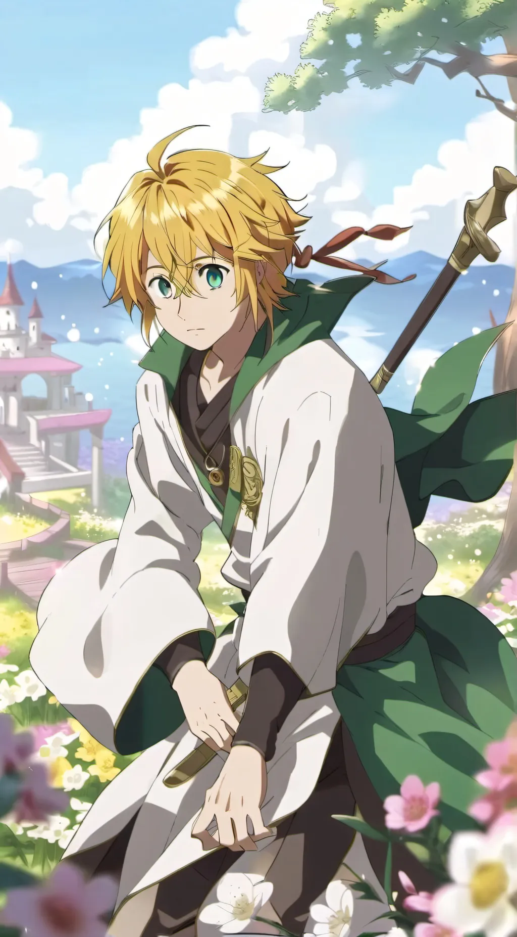 ai character: Meliodas background