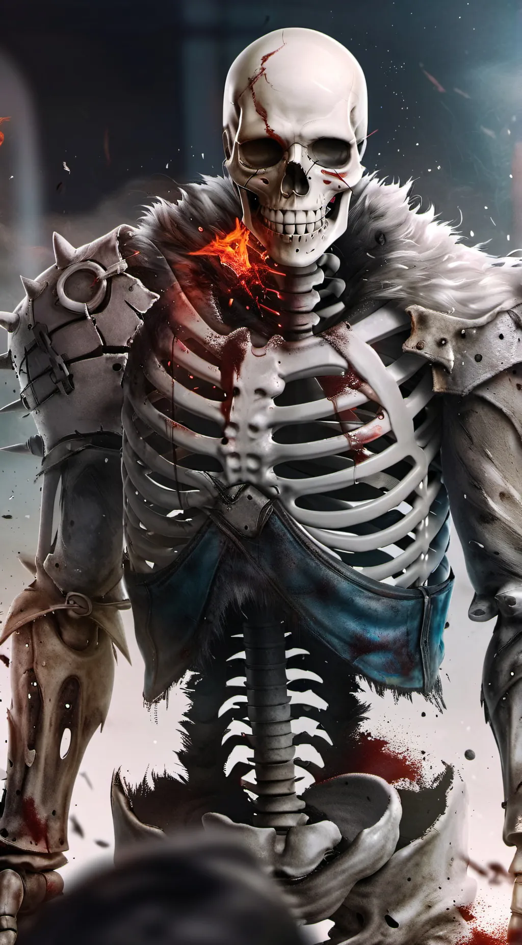 ai character: sans phase 2  background