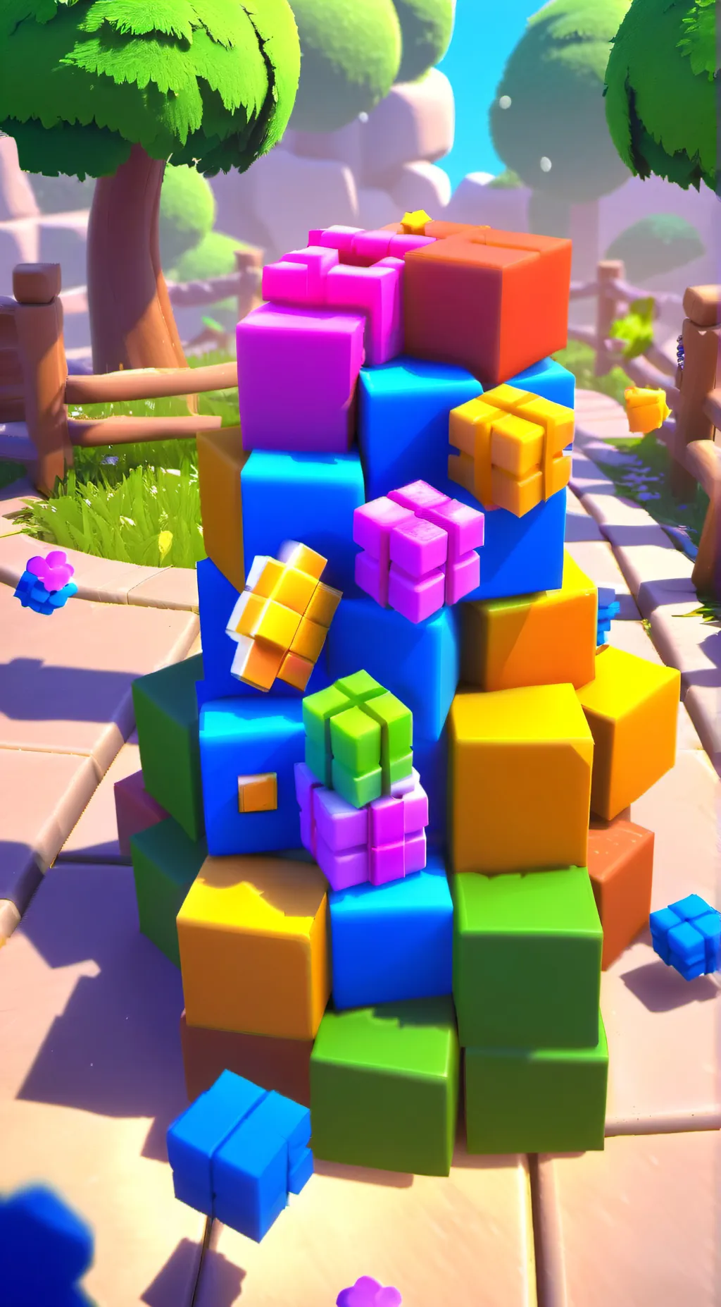 ai character: Lankybox in TADC background