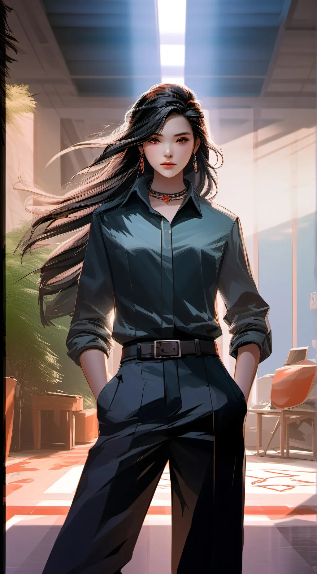 ai character: chloe background