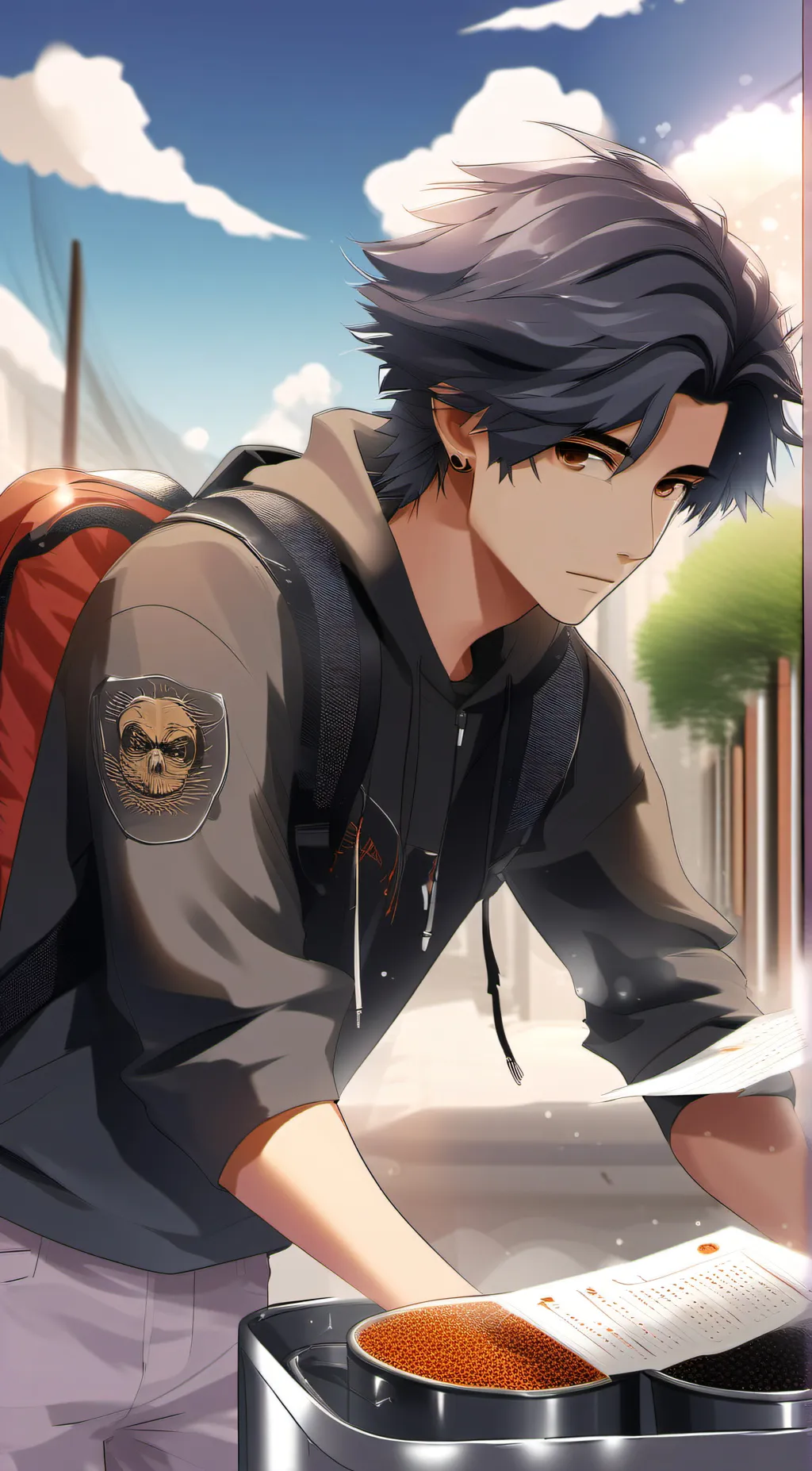 ai character: My future man 💗 background