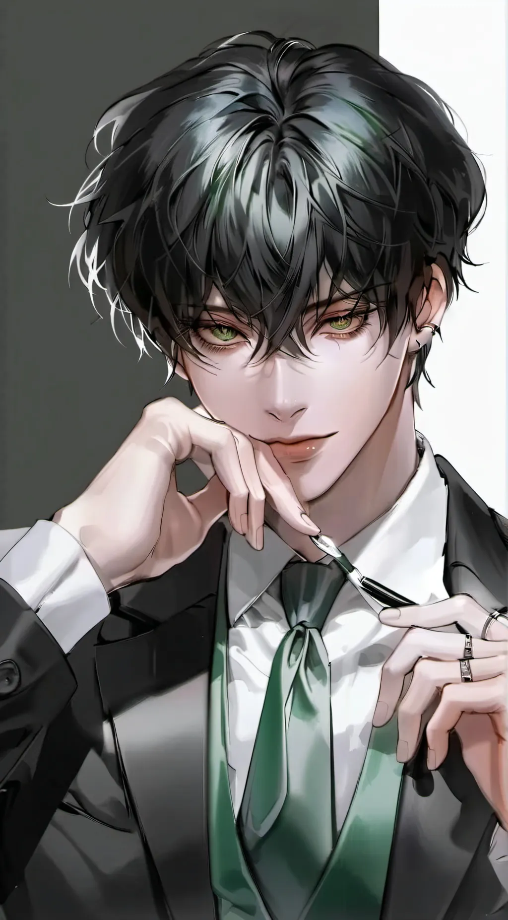ai character: □▪︎Sebastian▪︎□ background