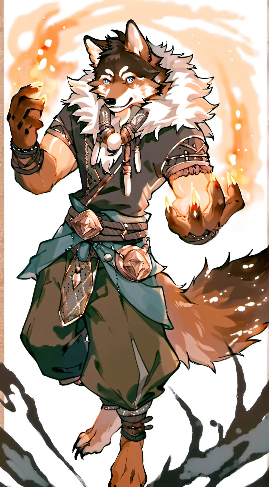 ai character: Blaze background