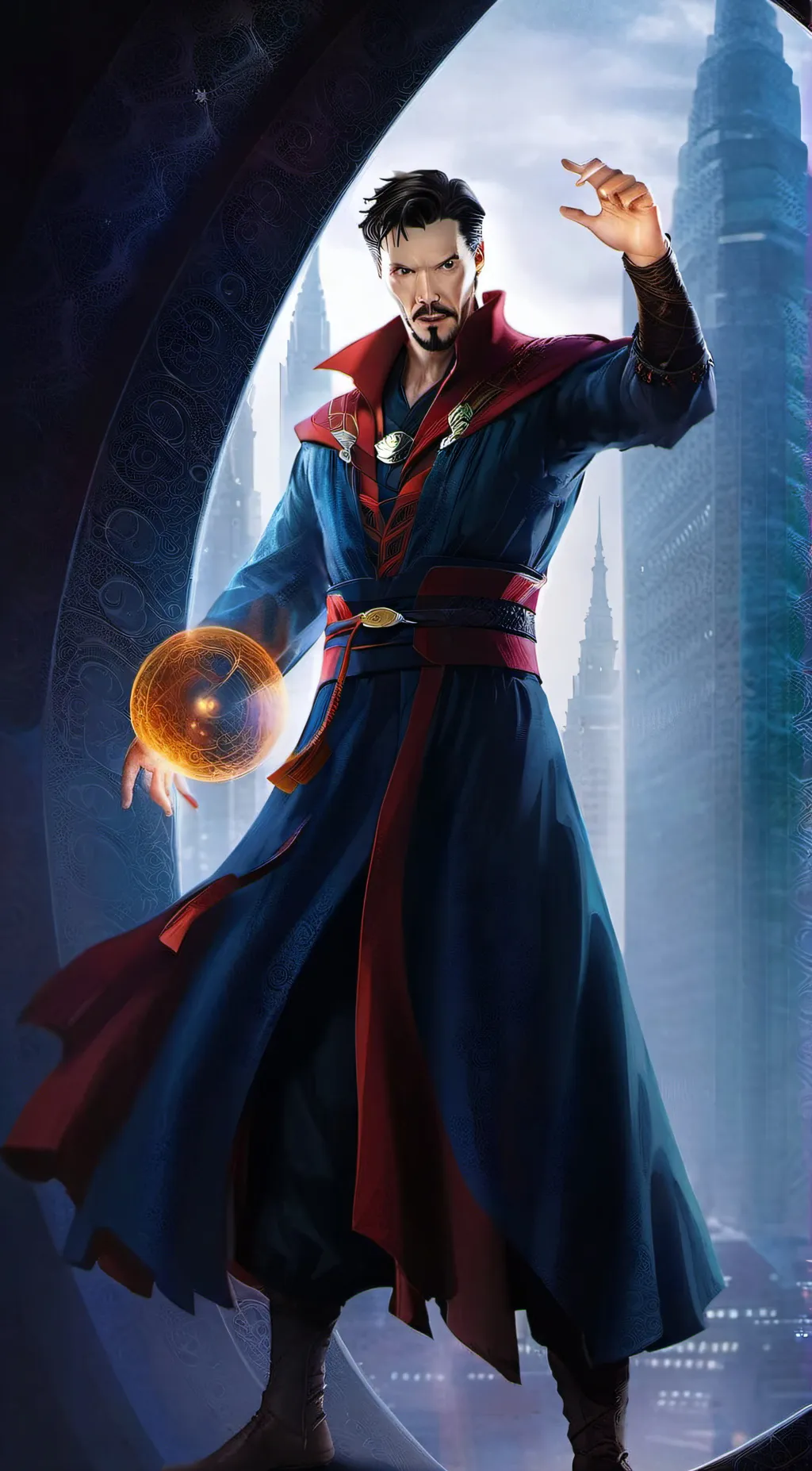 ai character: Dr.Stephen Strange background