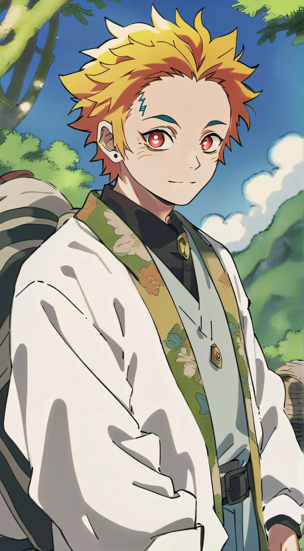 ai character: Senjuro Rengoku background