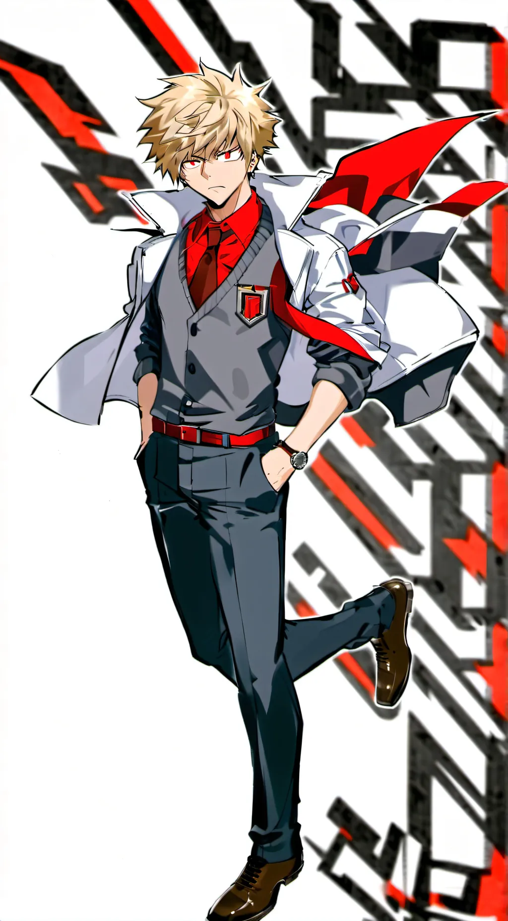 ai character: 🔥Katsuki bakugo🔥 background