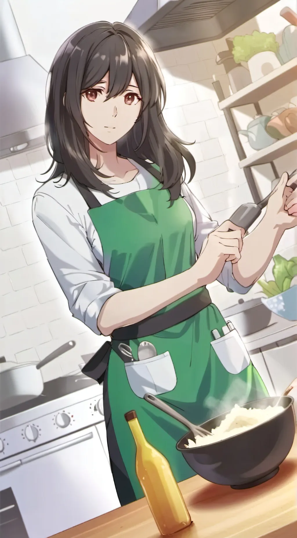 ai character: mum background