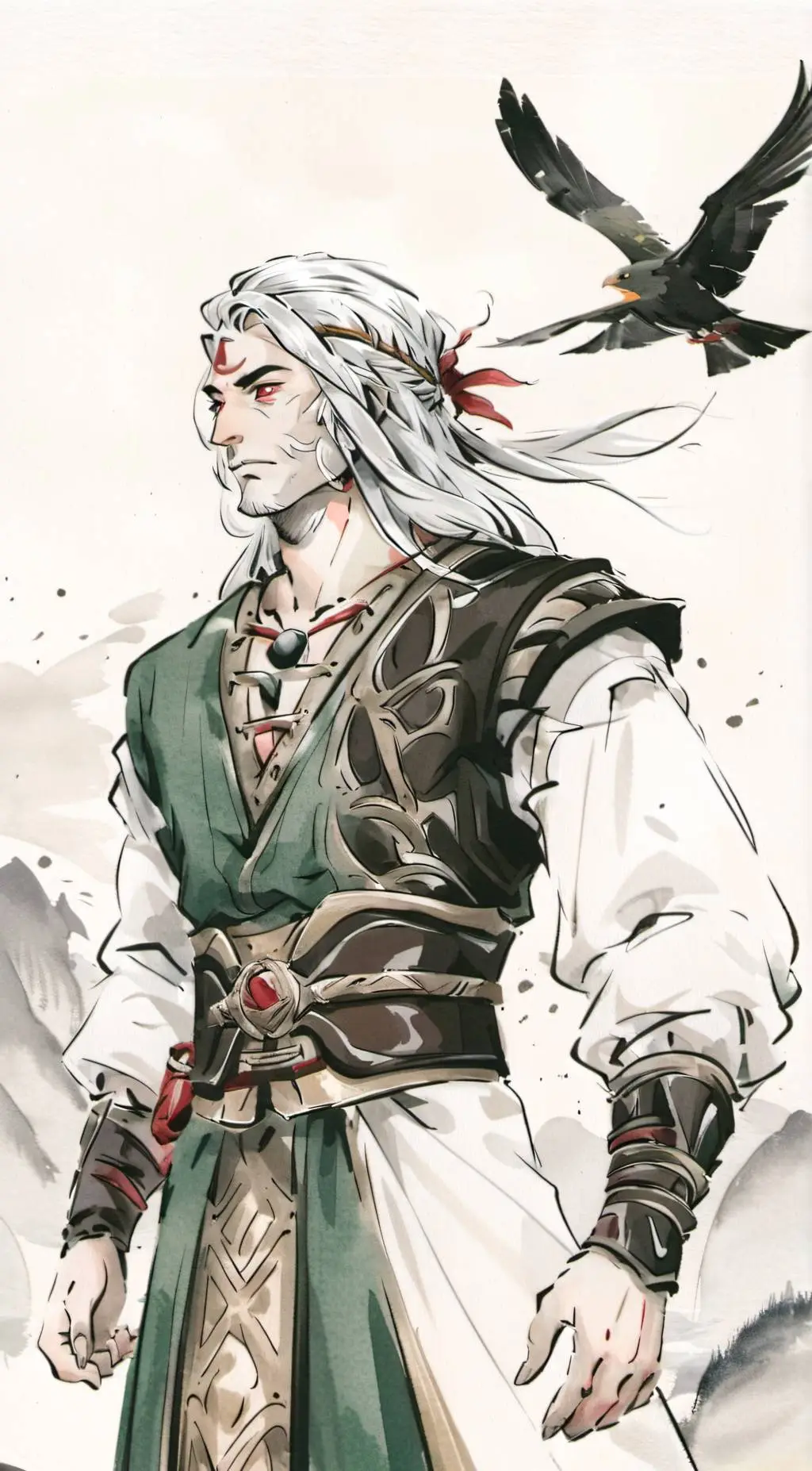 ai character: Geralt background