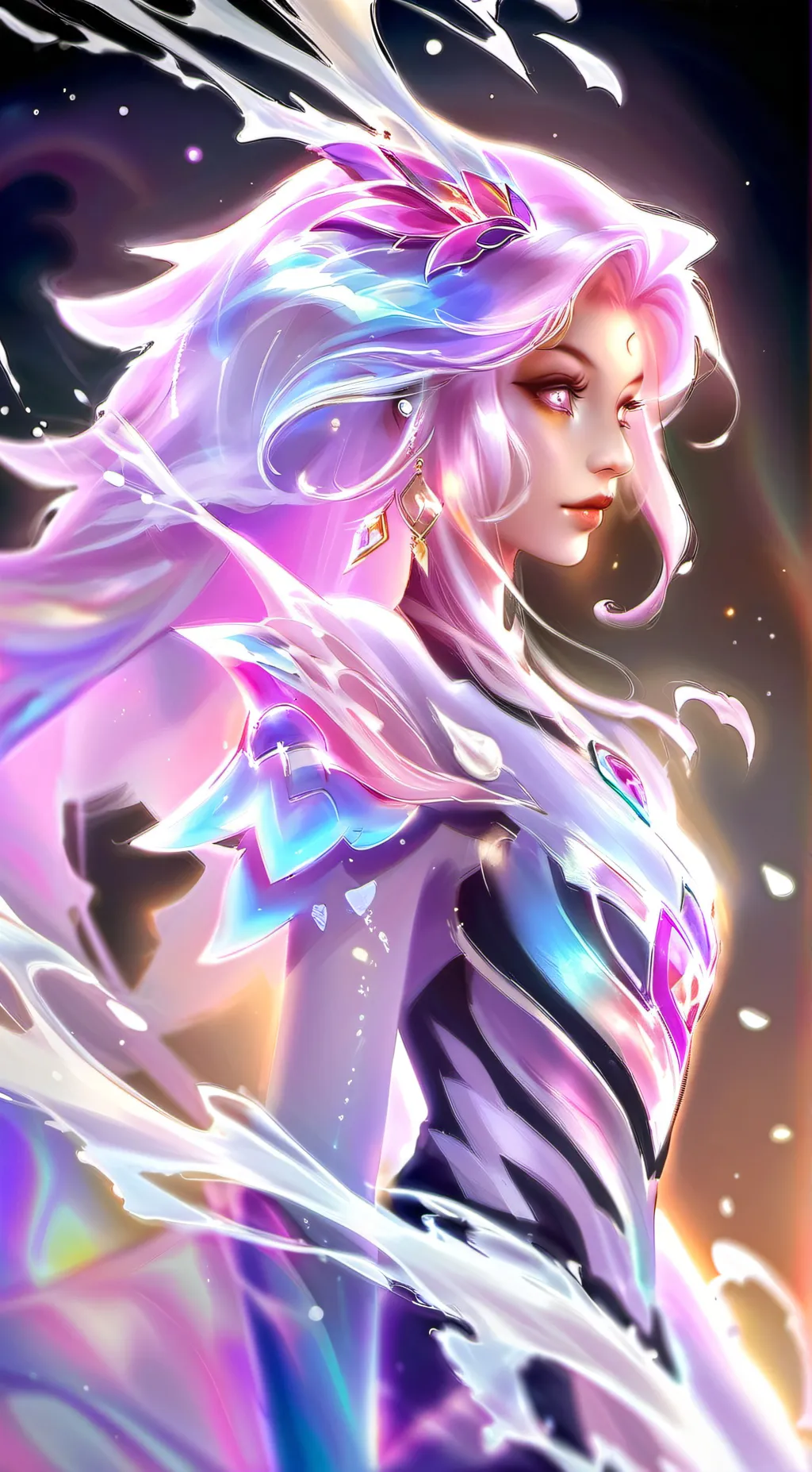 ai character: Lily  background
