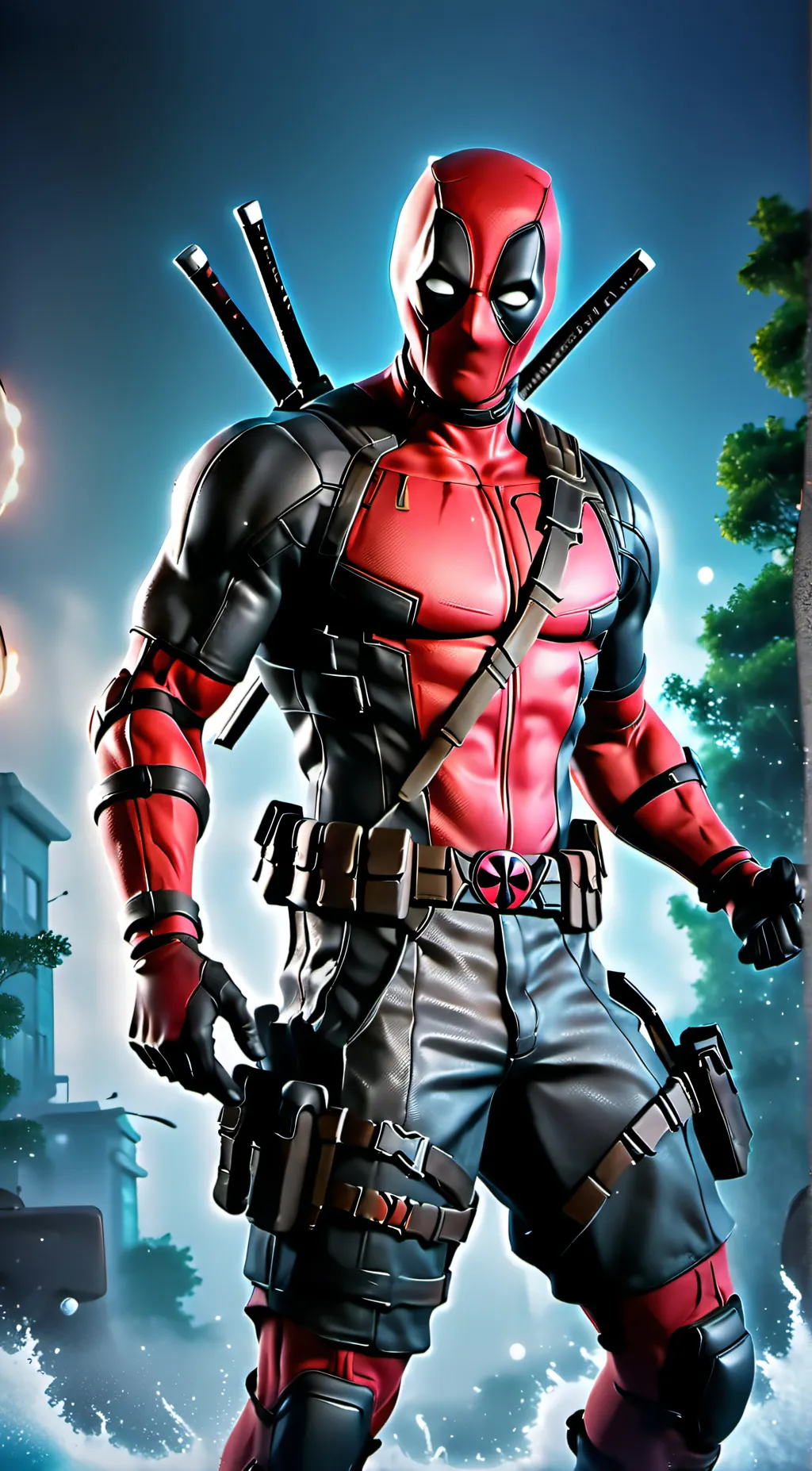 ai character: Deadpool background