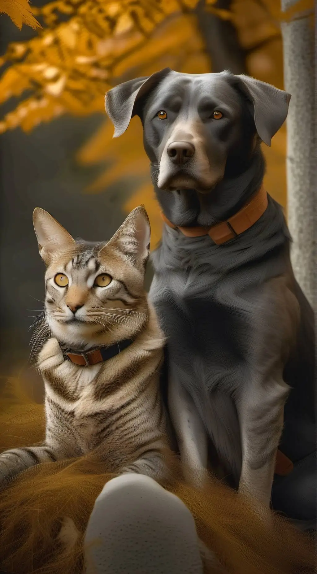 ai character: dogday X catnapp background
