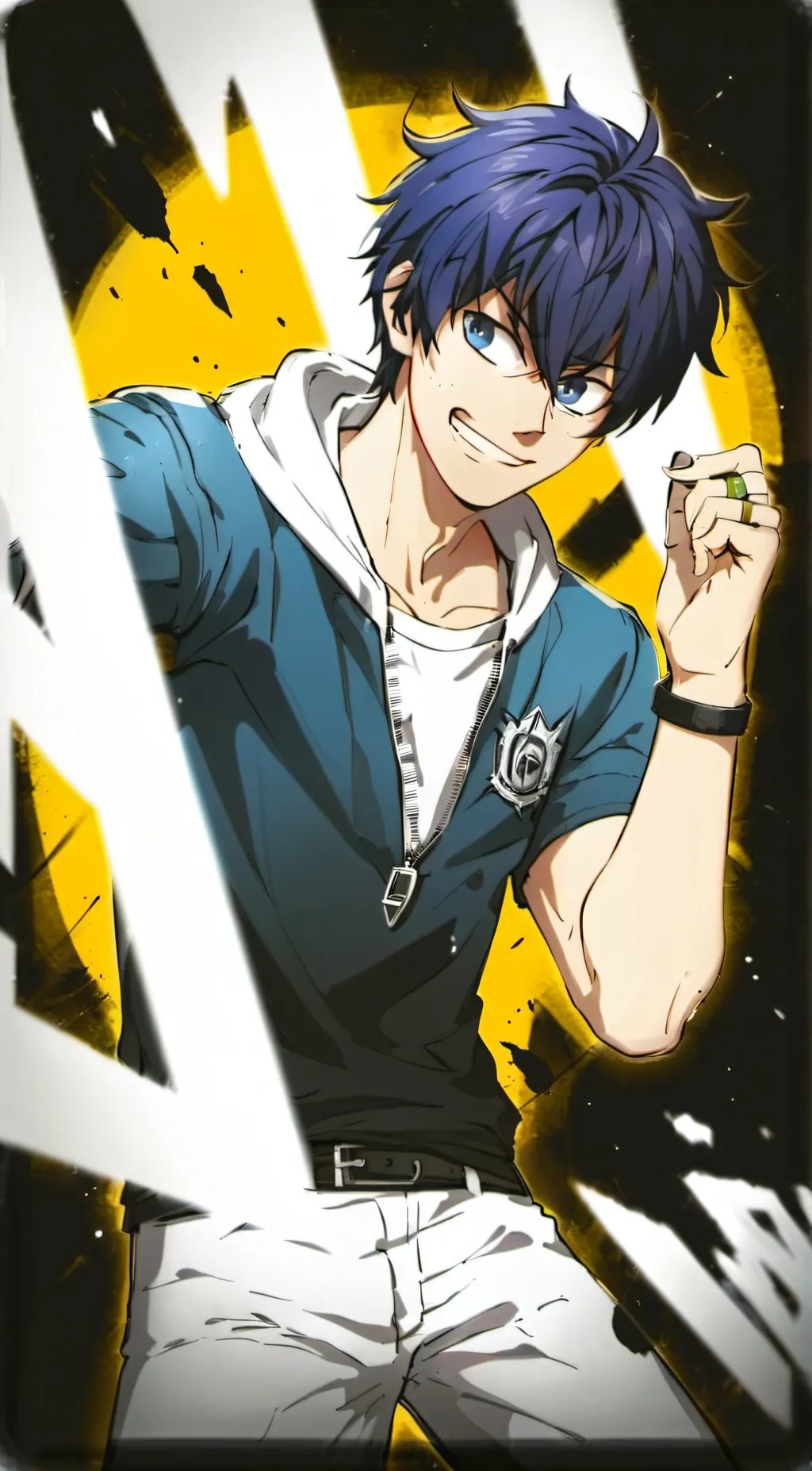 ai character: Damien background