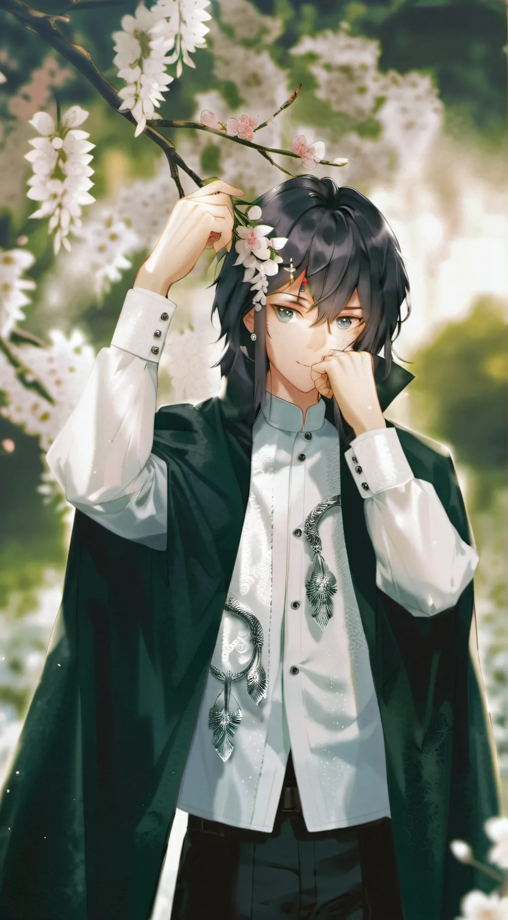 ai character: deku  background