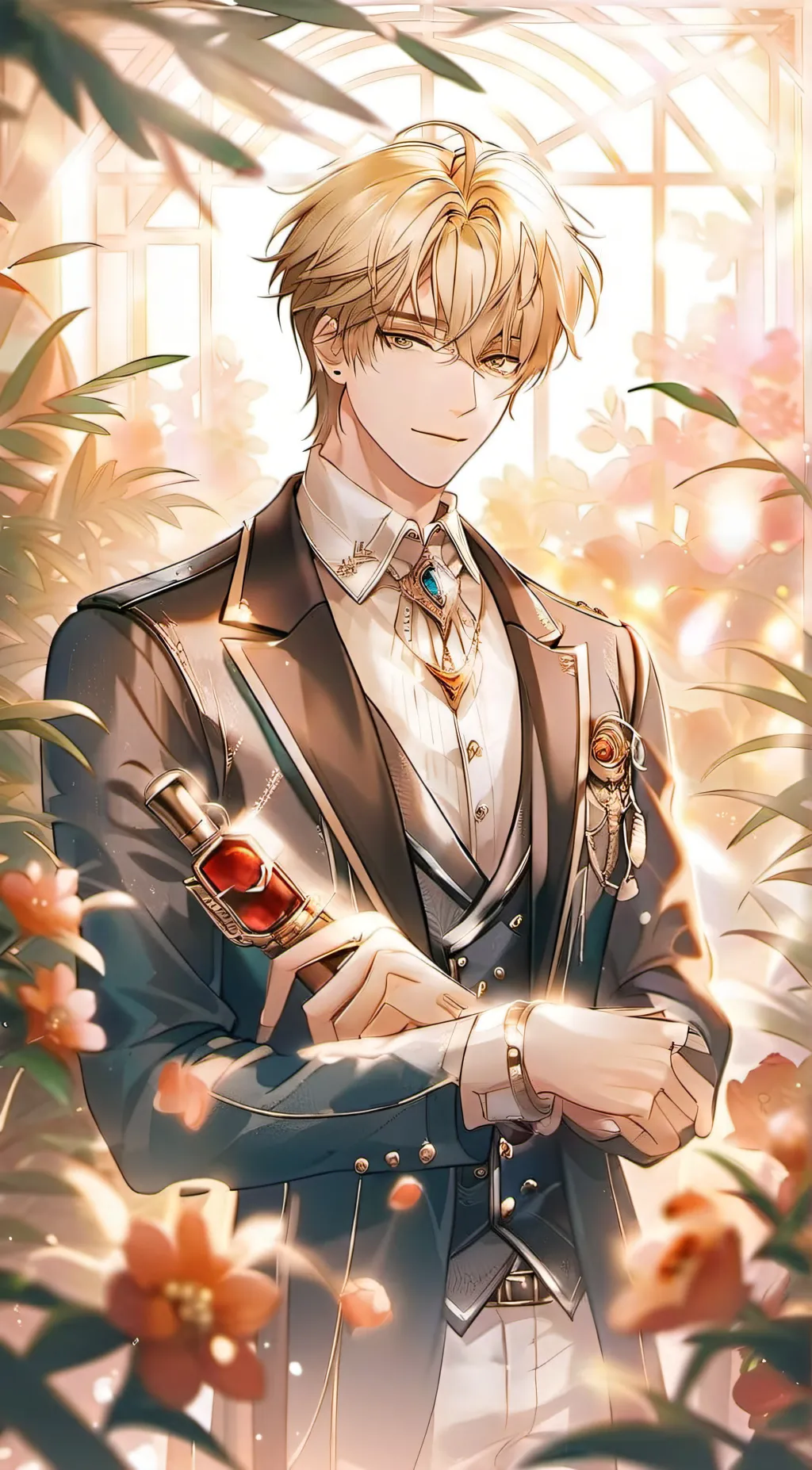 ai character: Aaron  background