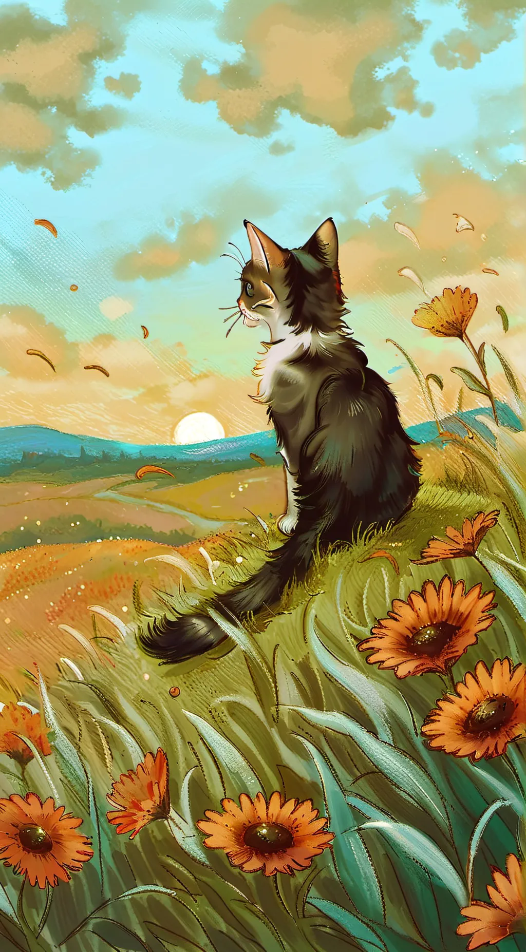 ai character: Infinite kittens background
