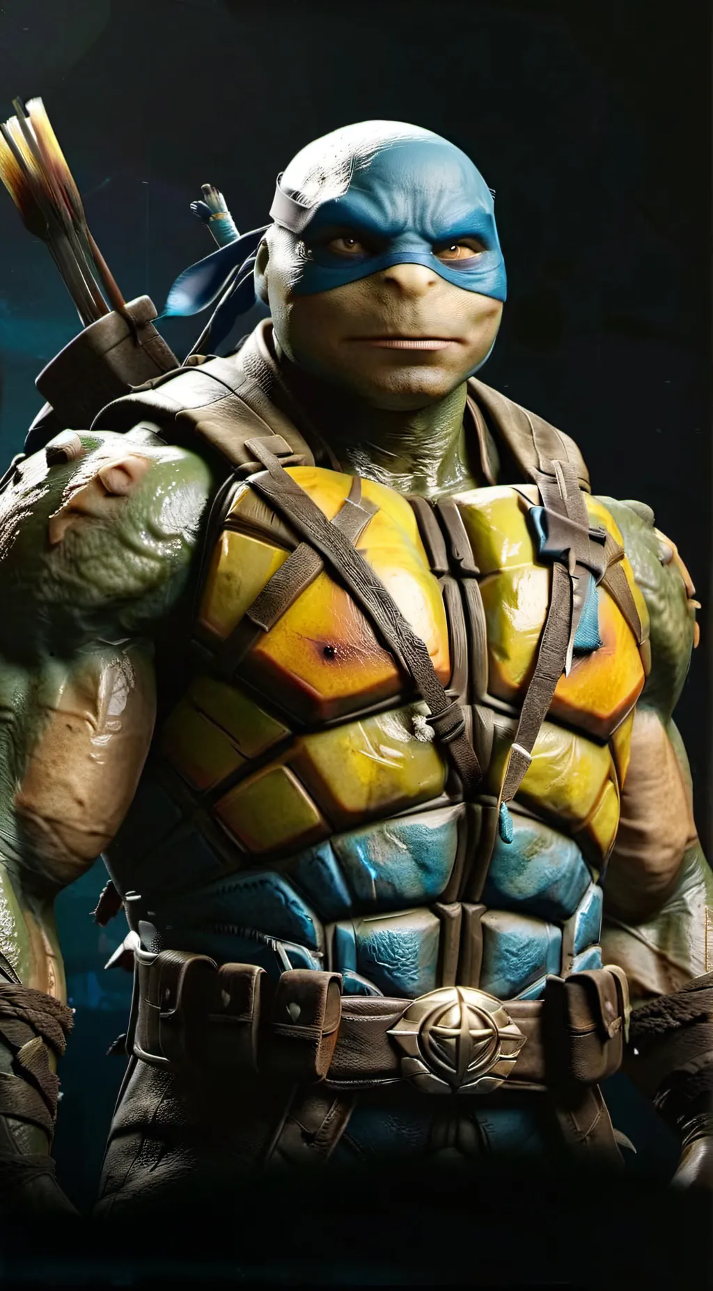 ai character: Leonardo  background