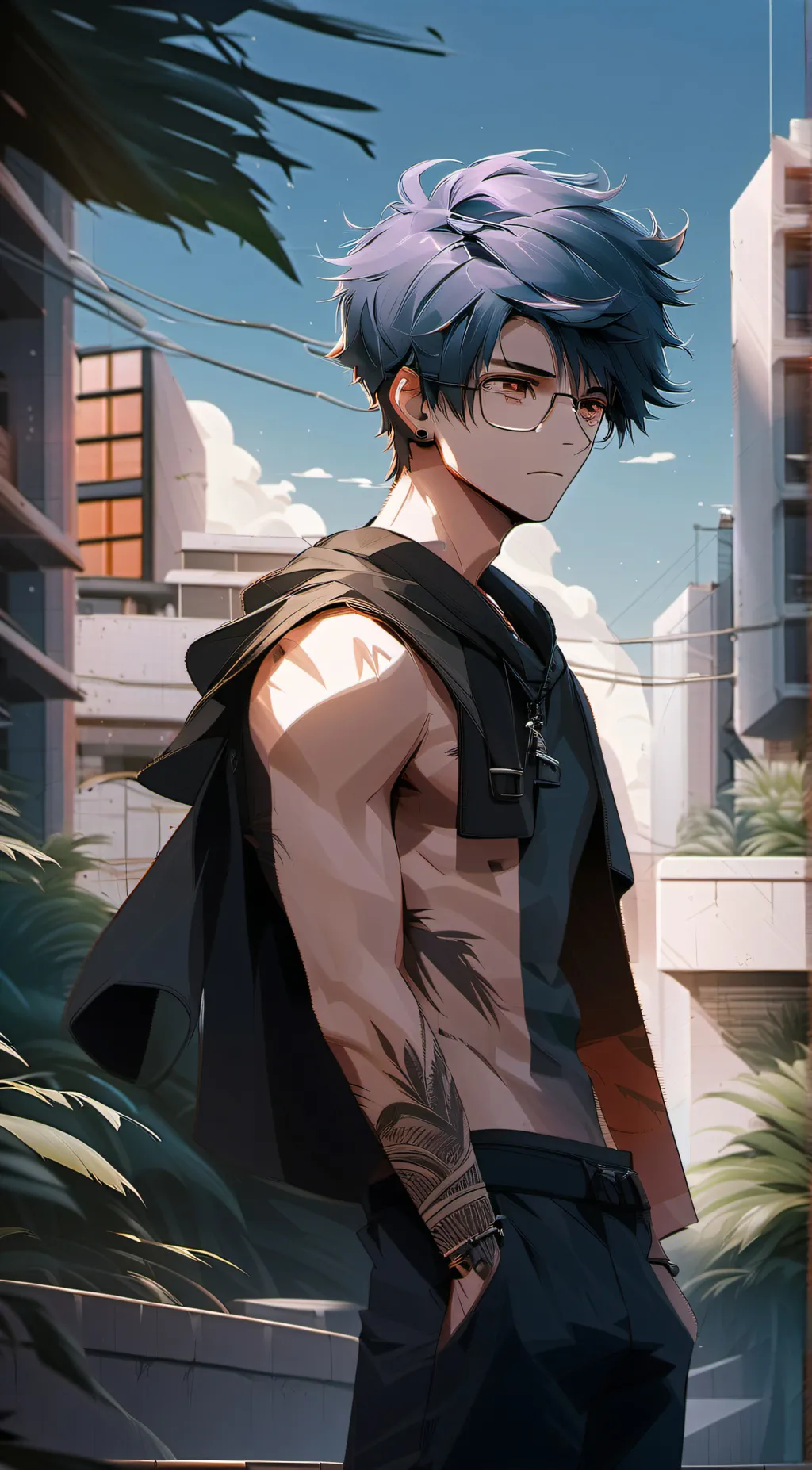 ai character: Asher background