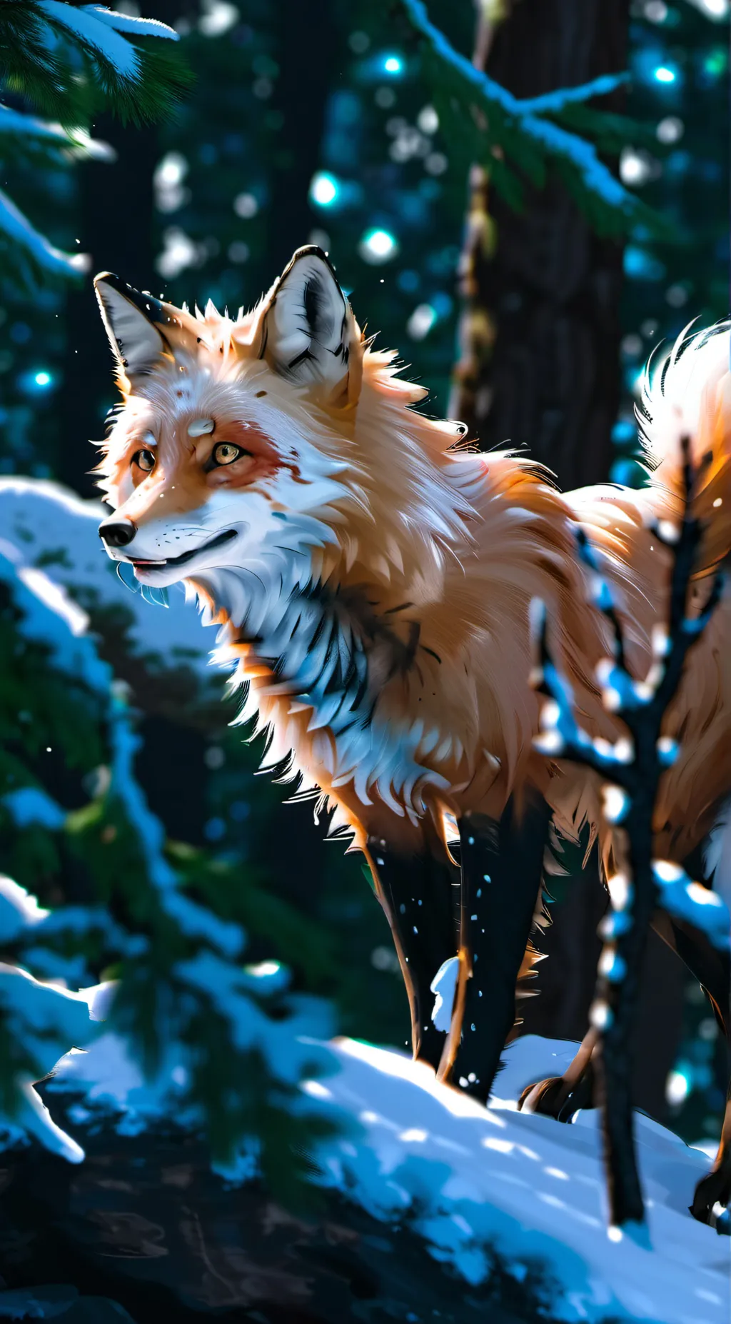 ai character: fireball  background