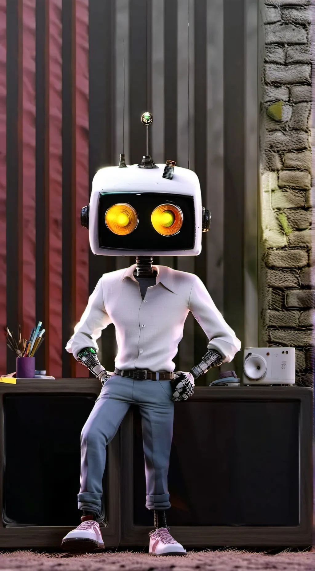 ai character: mr puzzles background