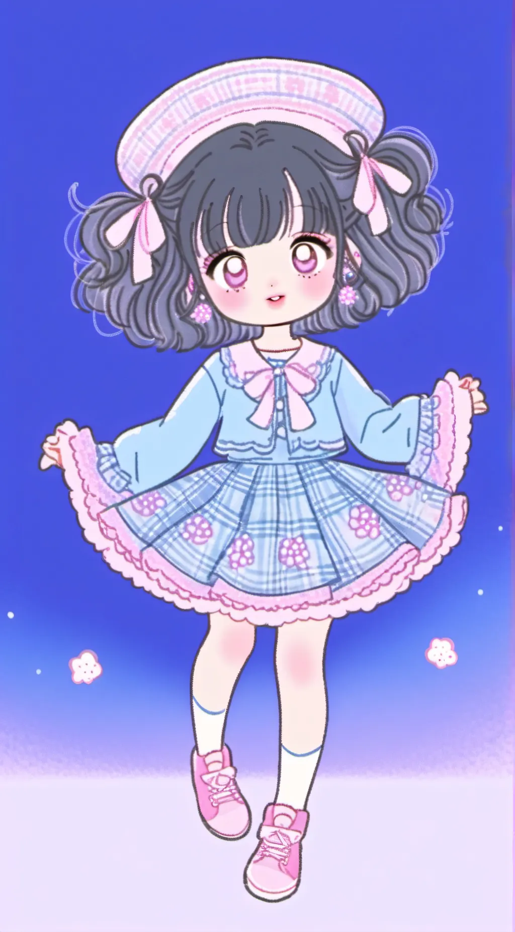 ai character: Love Love background