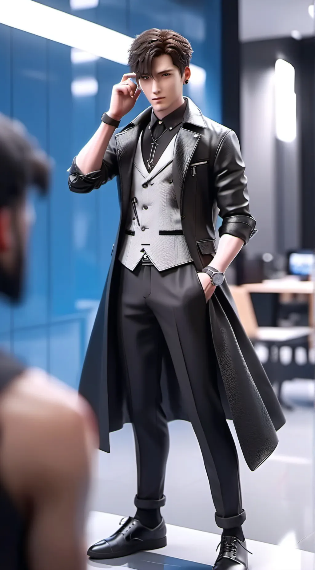ai character: Jazzfer  background
