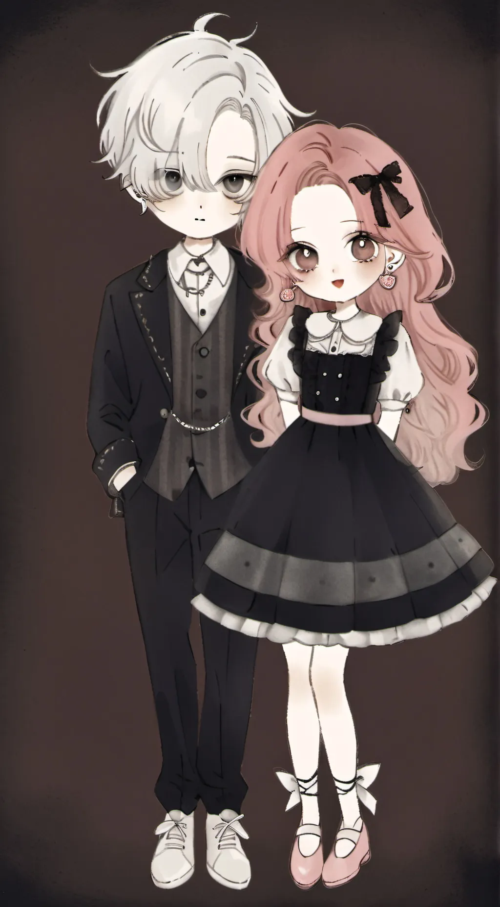 ai character: lilly and Liam background