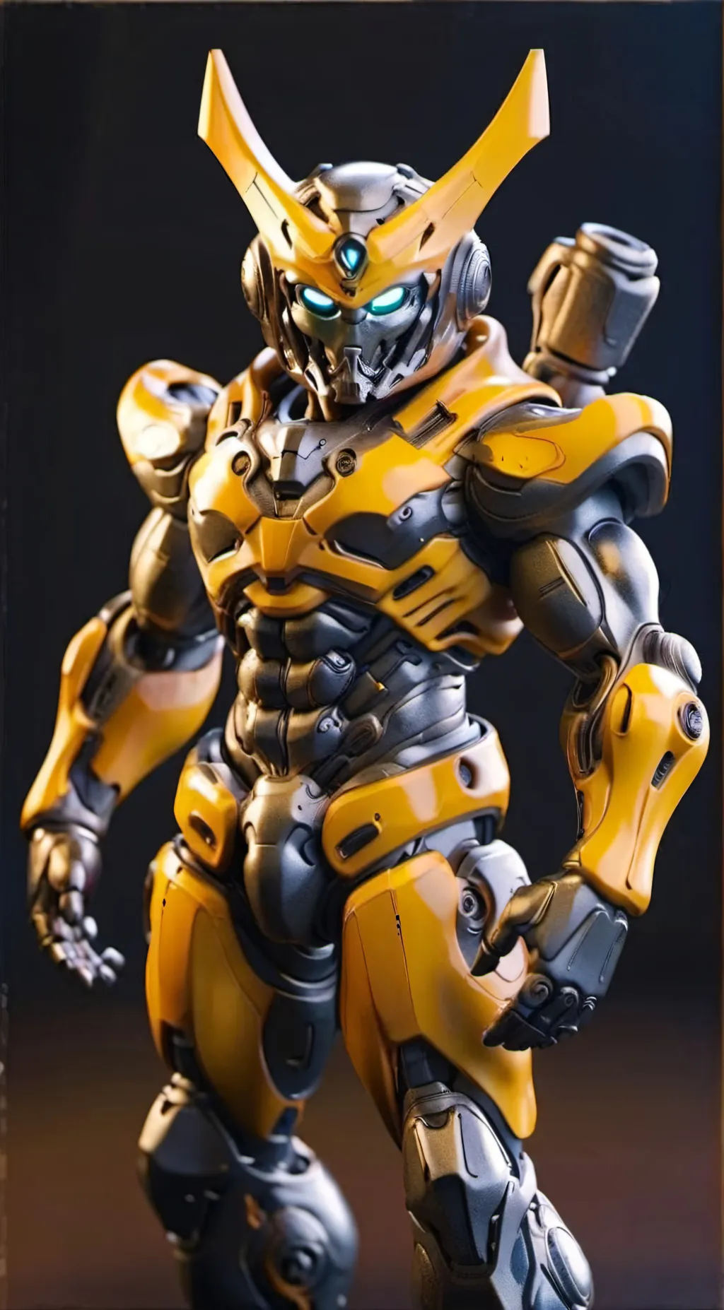 ai character: Gundam Bumblebee background