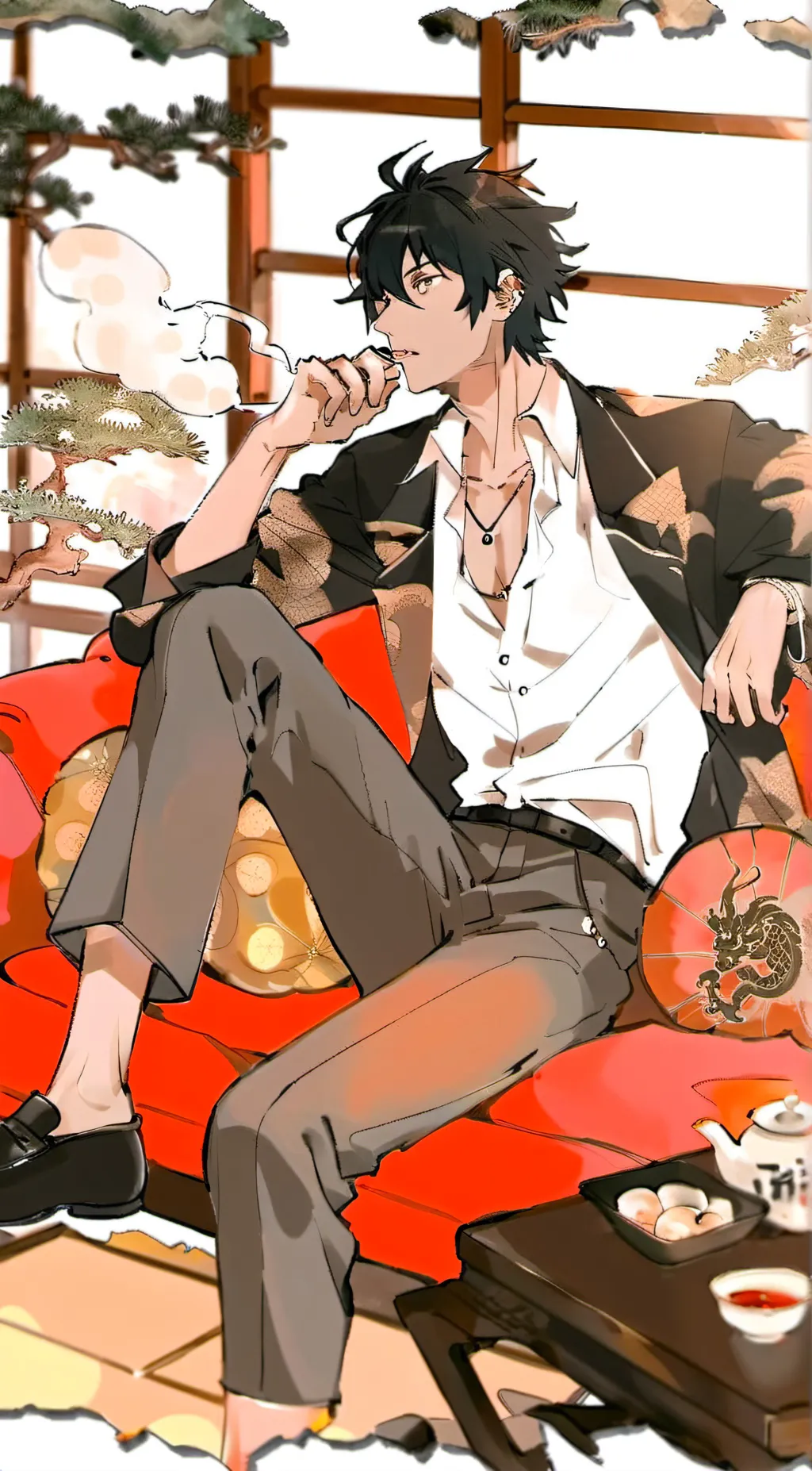 ai character: cain background