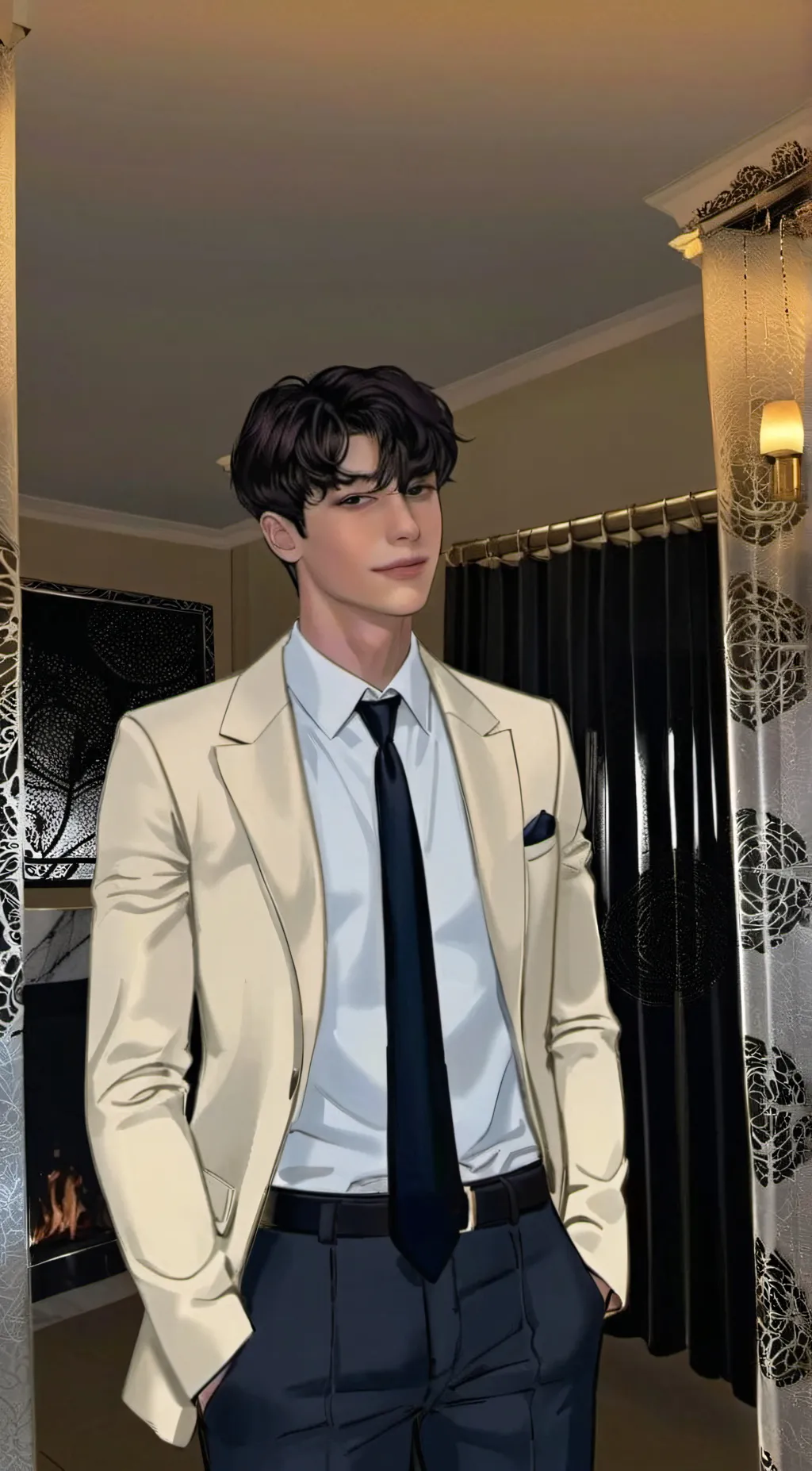 ai character: Clerk background