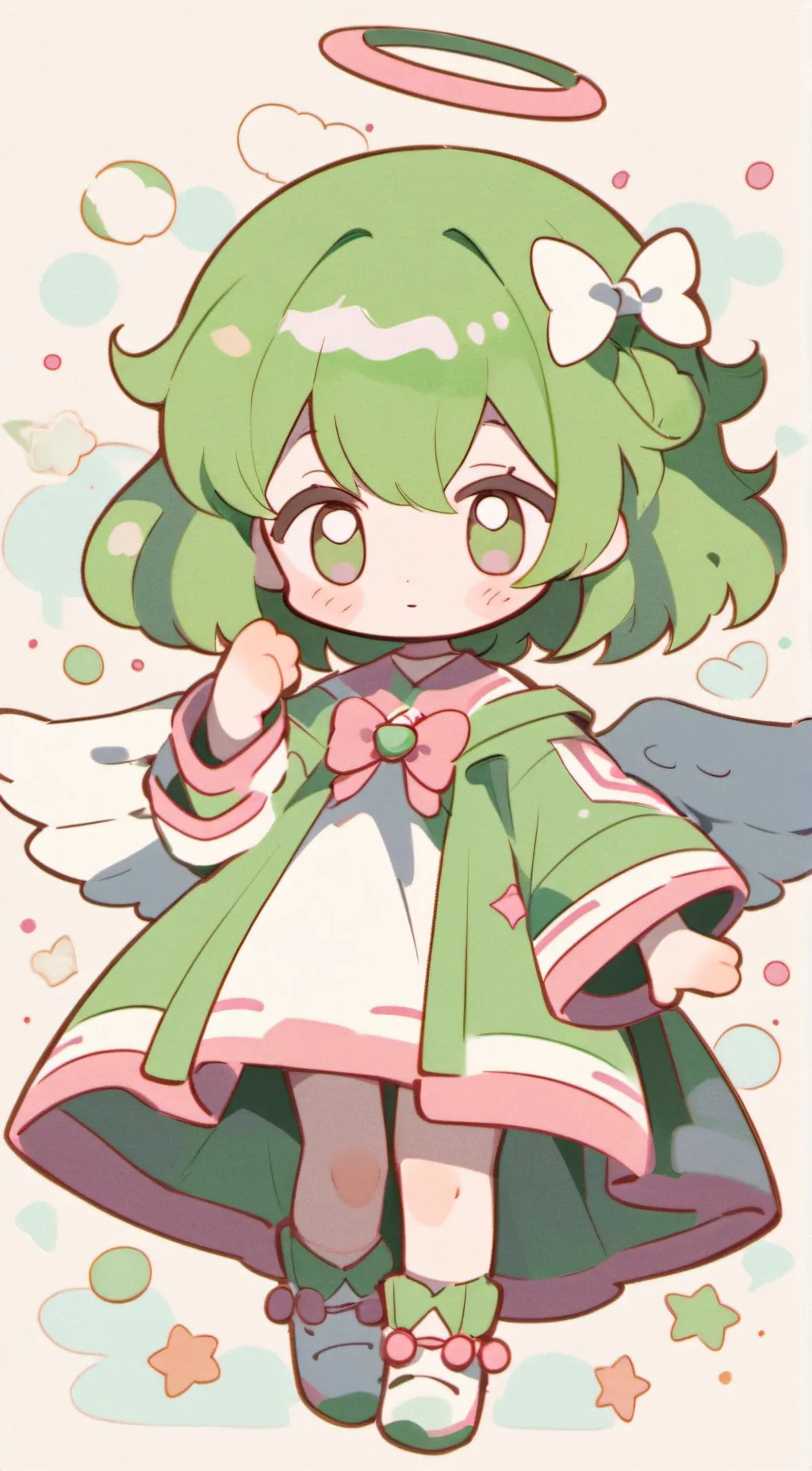 ai character: Fleur background