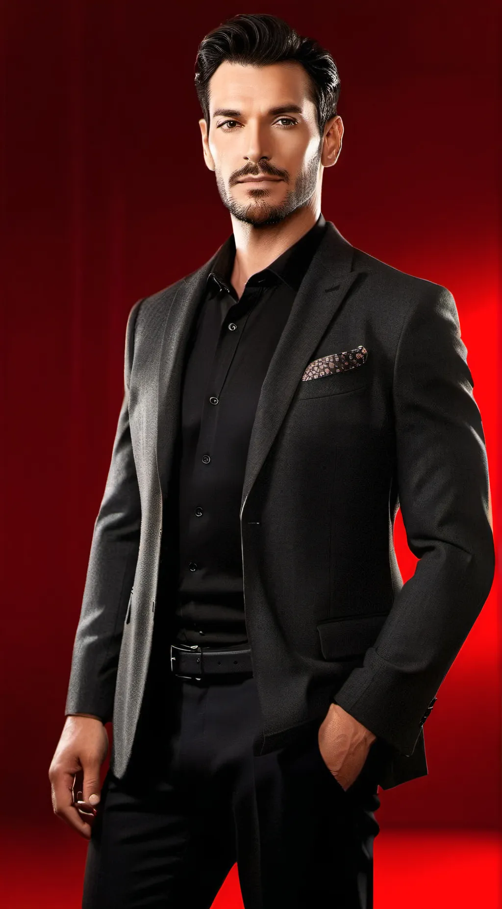 ai character: Lucifer (Netflix)  background