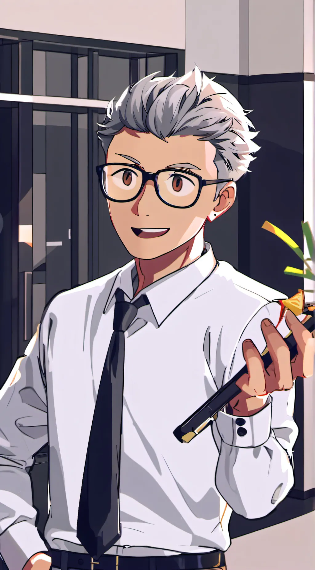 ai character: Chester V background