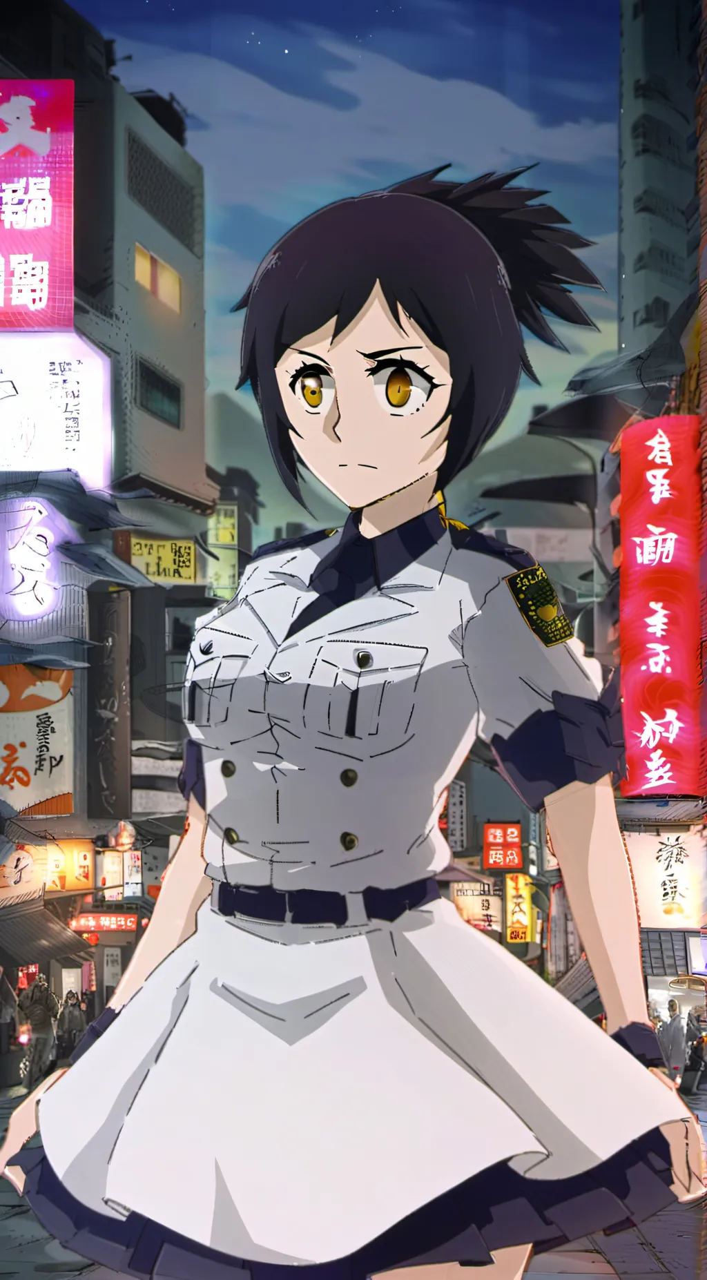 ai character: Ayame Kajo background