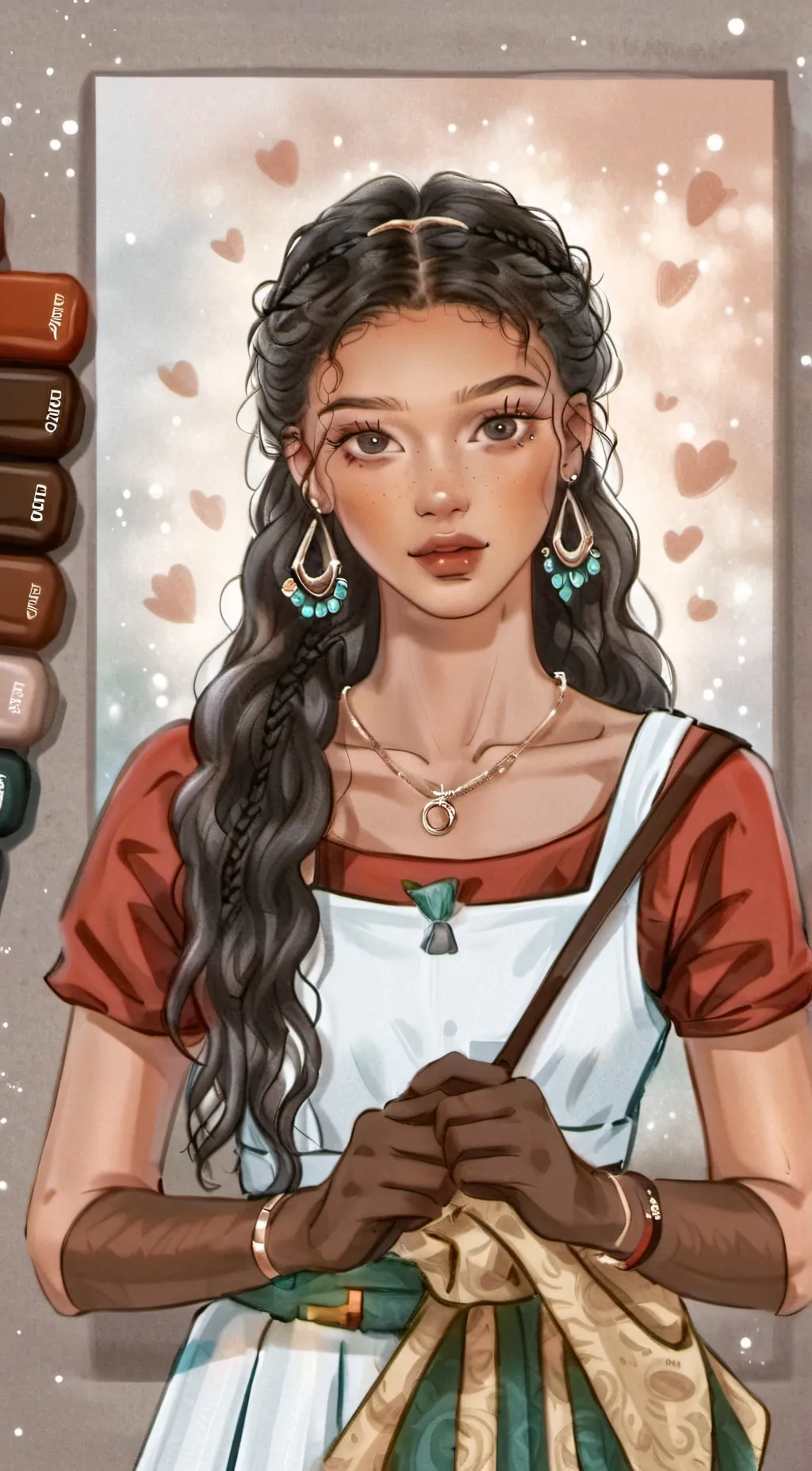 ai character: lily background