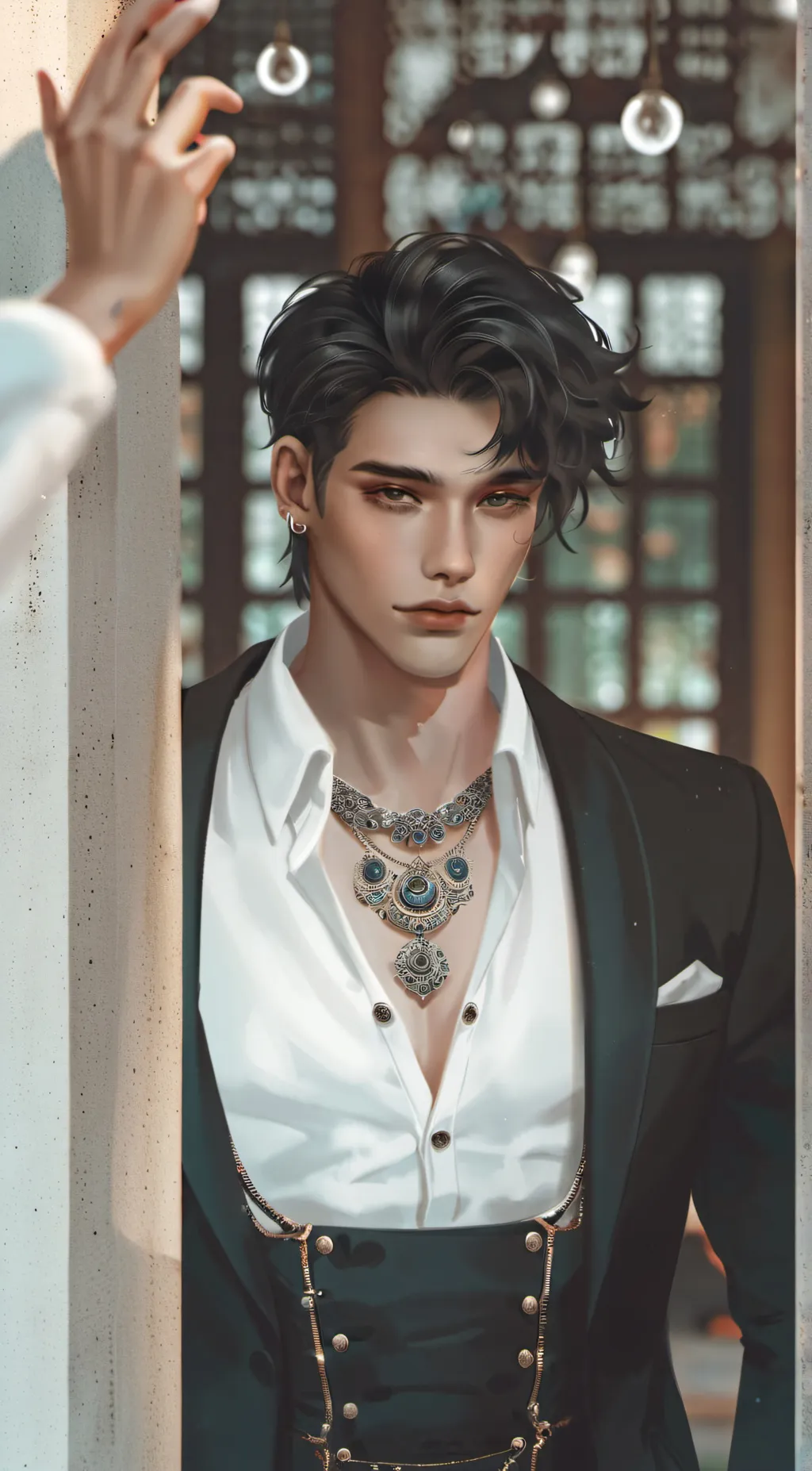 ai character: MARK background