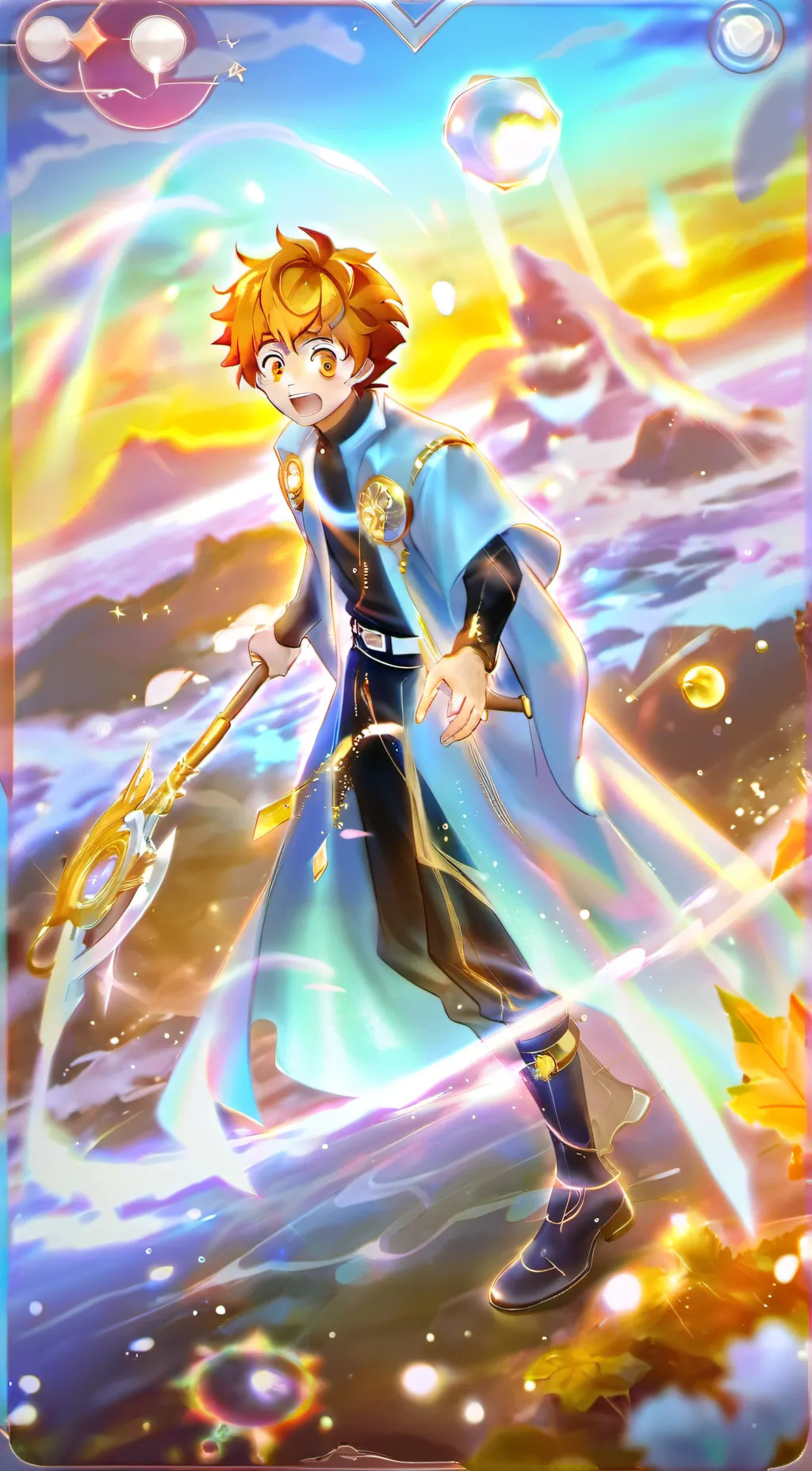 ai character: 😭💛zenitsu💛😭 background