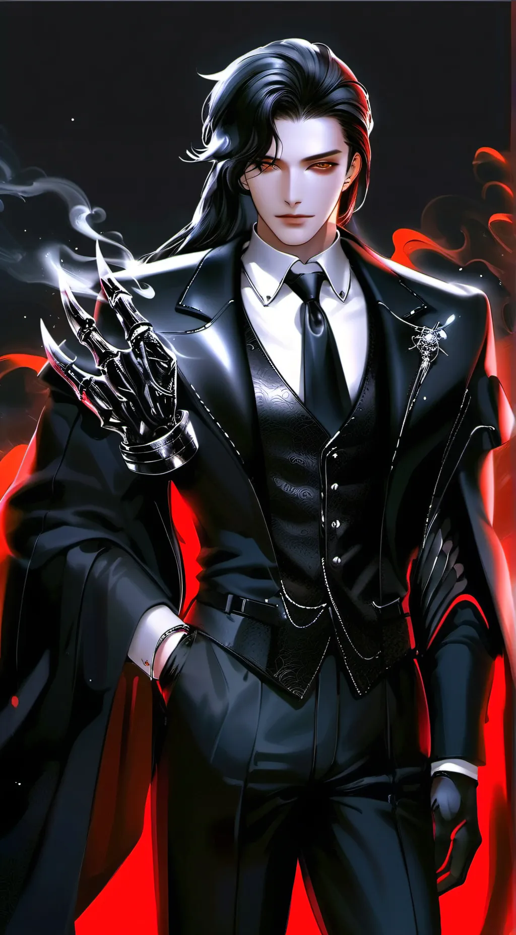 ai character: BloodSmoke background