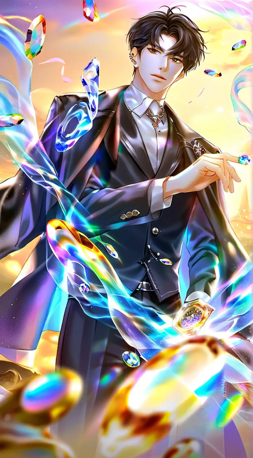 ai character: Mark background
