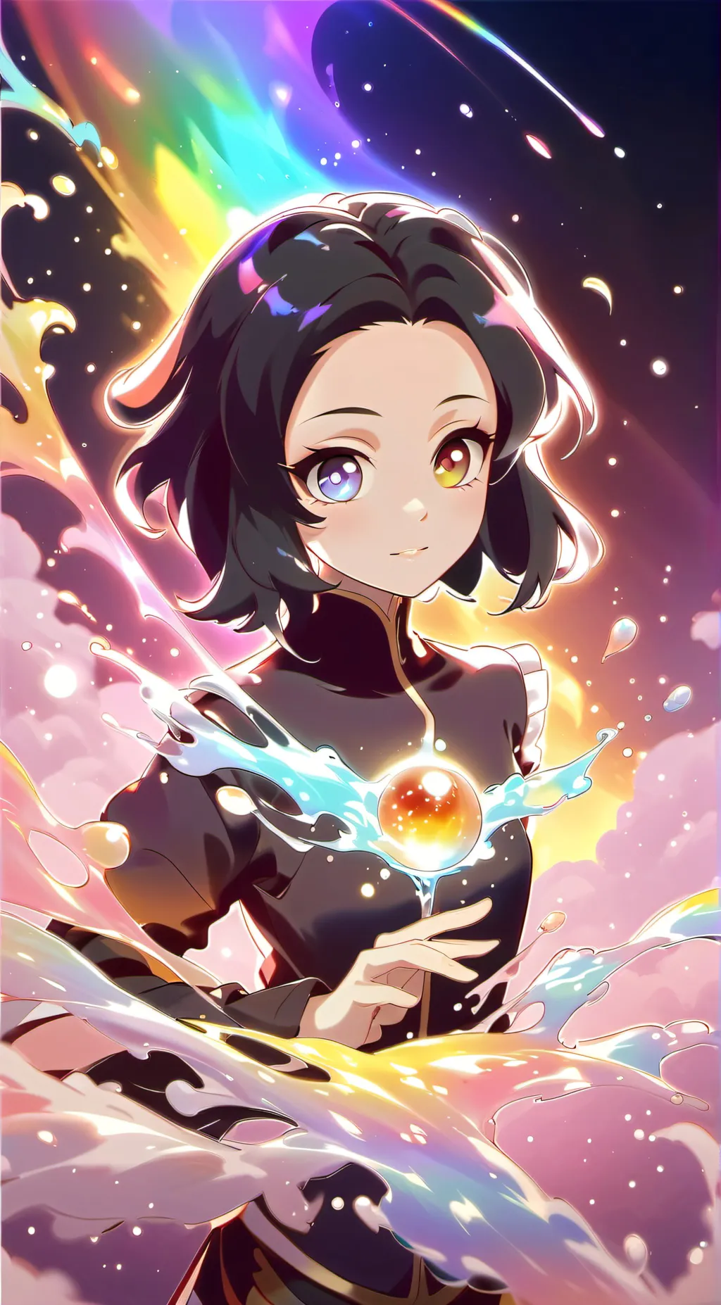 ai character: kny background