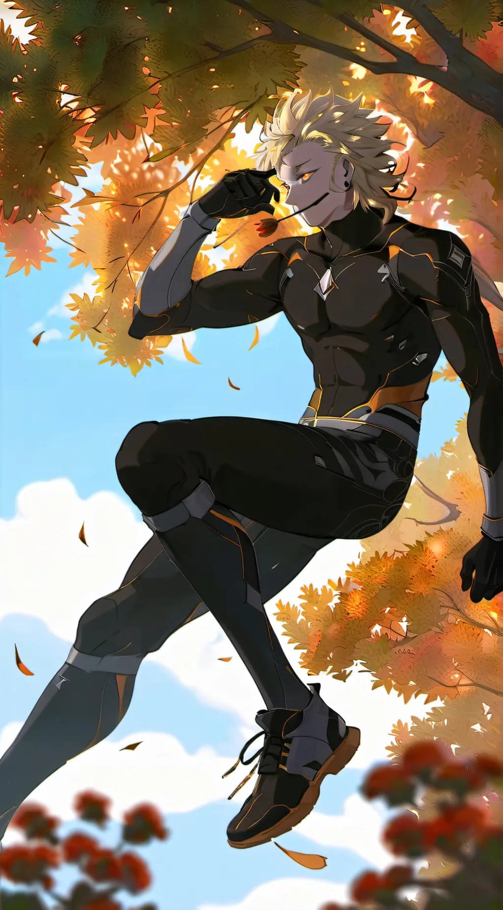 ai character: MHA smash or pass~ background