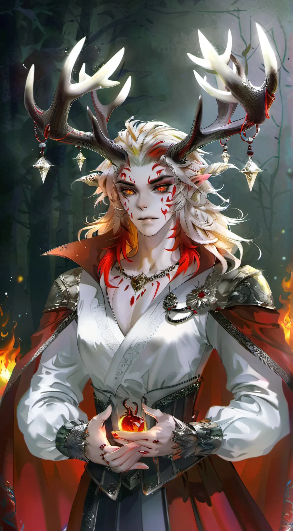 ai character: Demon Kyojuro background
