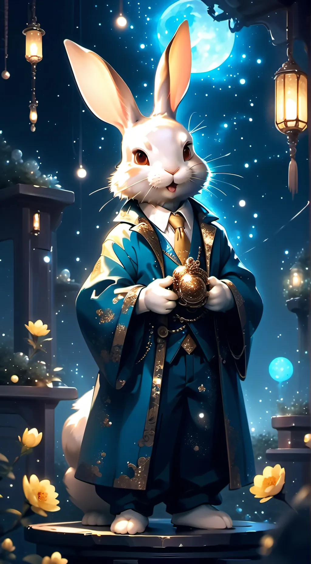 ai character: plush trap background
