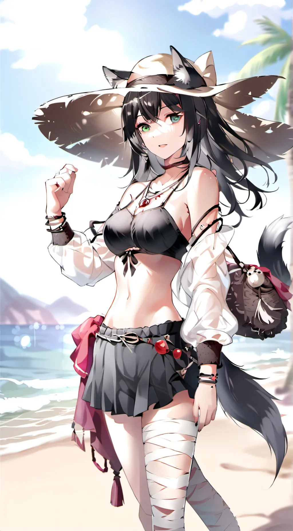 ai character: Ash background