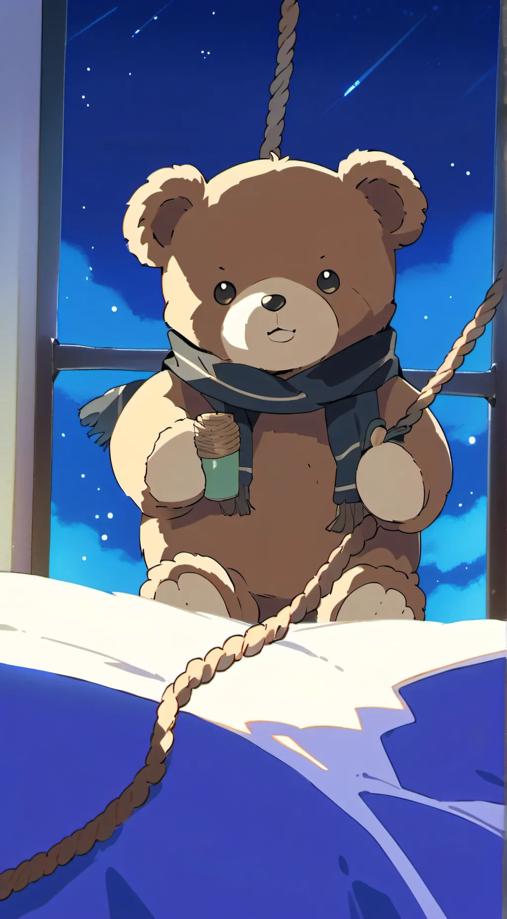ai character: teddy background