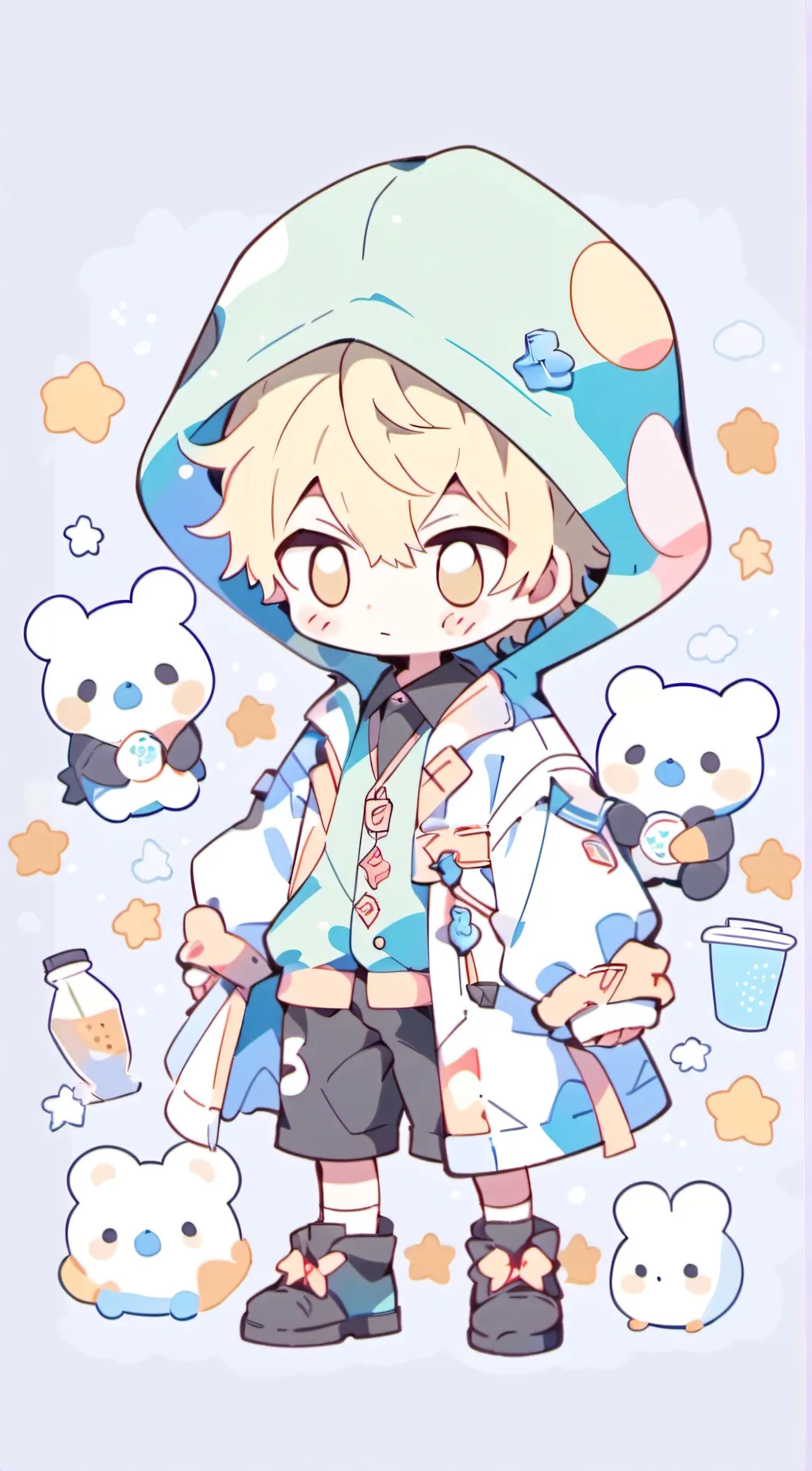 ai character: little bakugo background