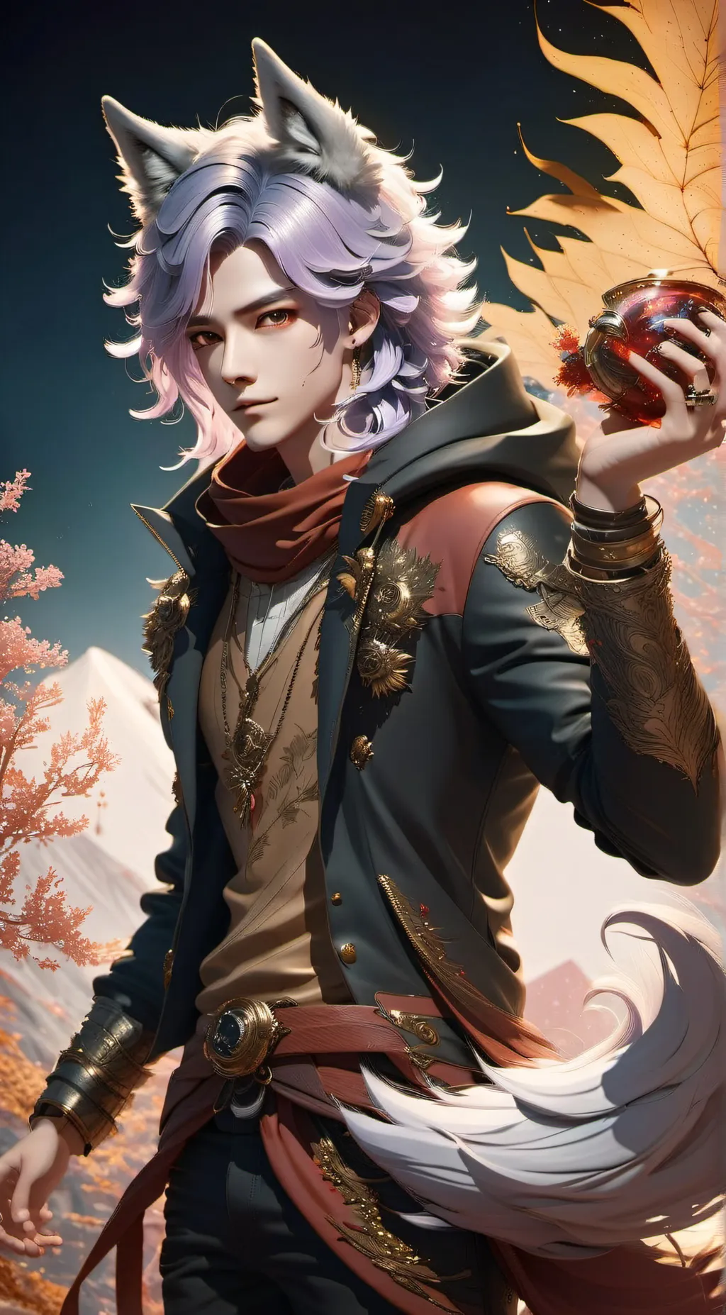 ai character: august  background