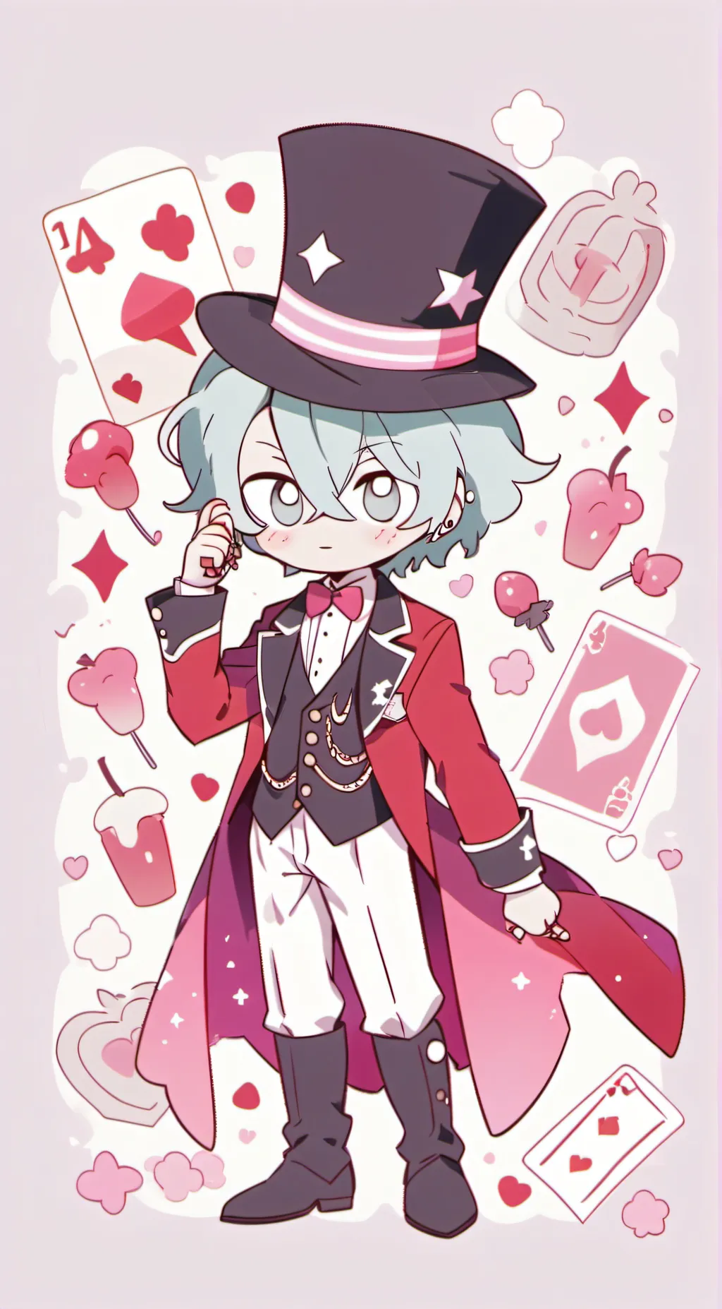 ai character: TADC pool party 2 background