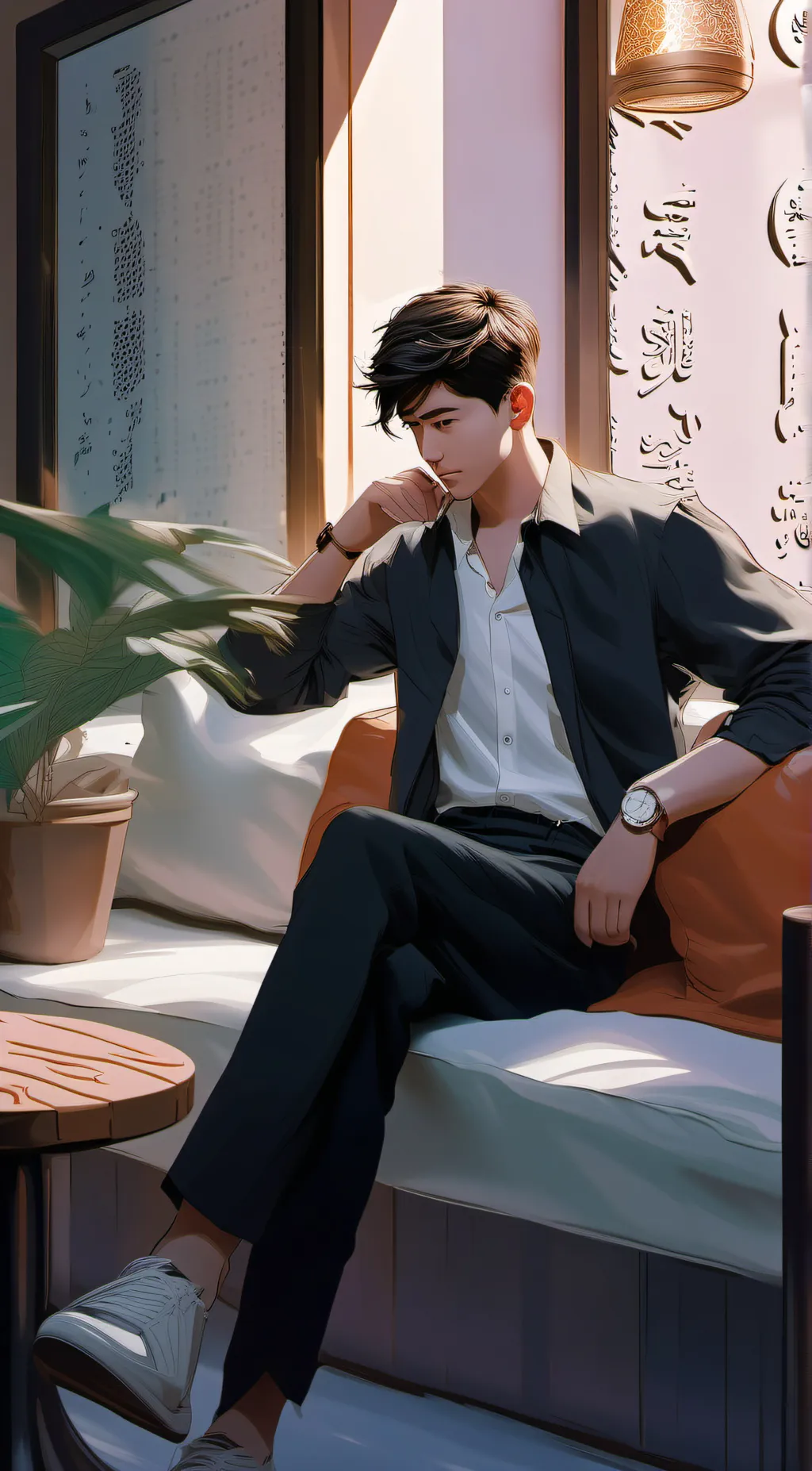 ai character: Austen  background