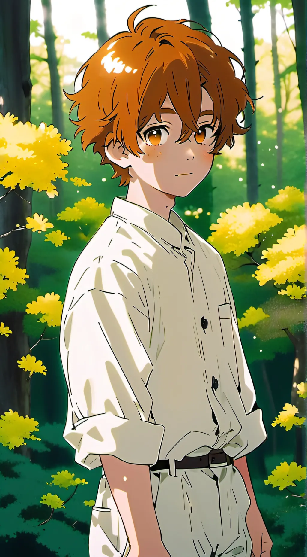 ai character: 🍊orange🍊 background