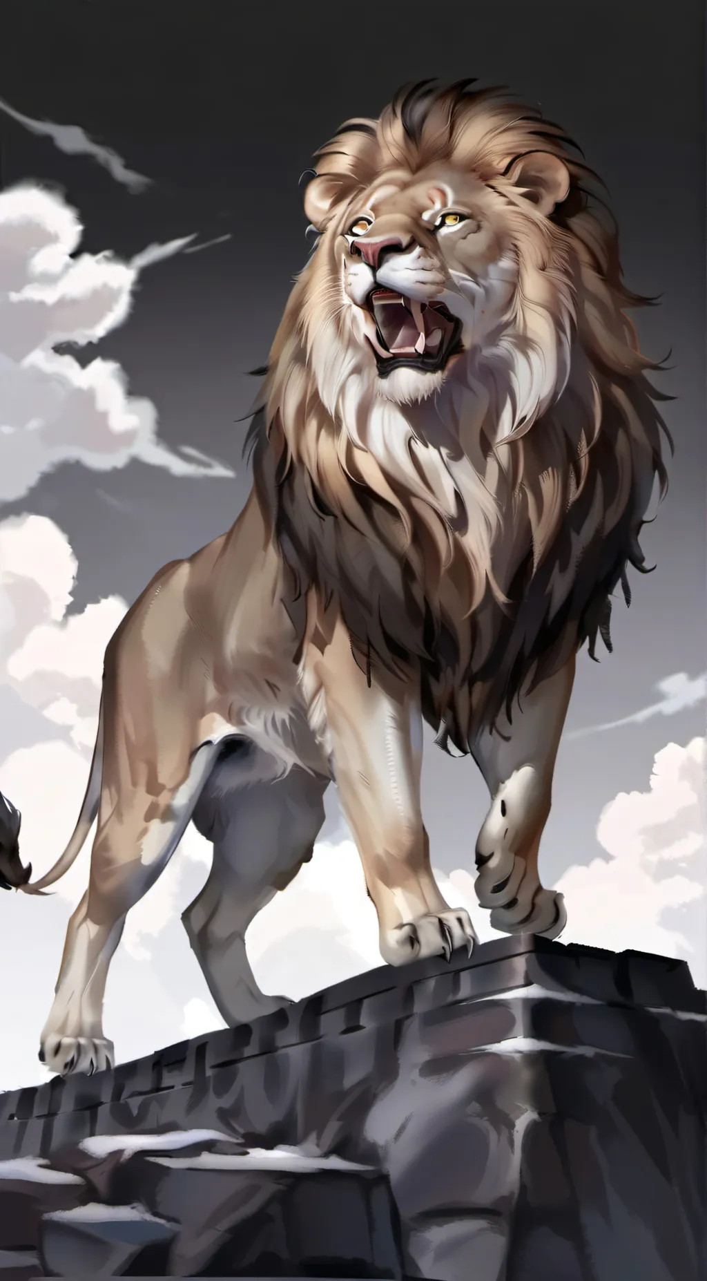 ai character: Mufasa background